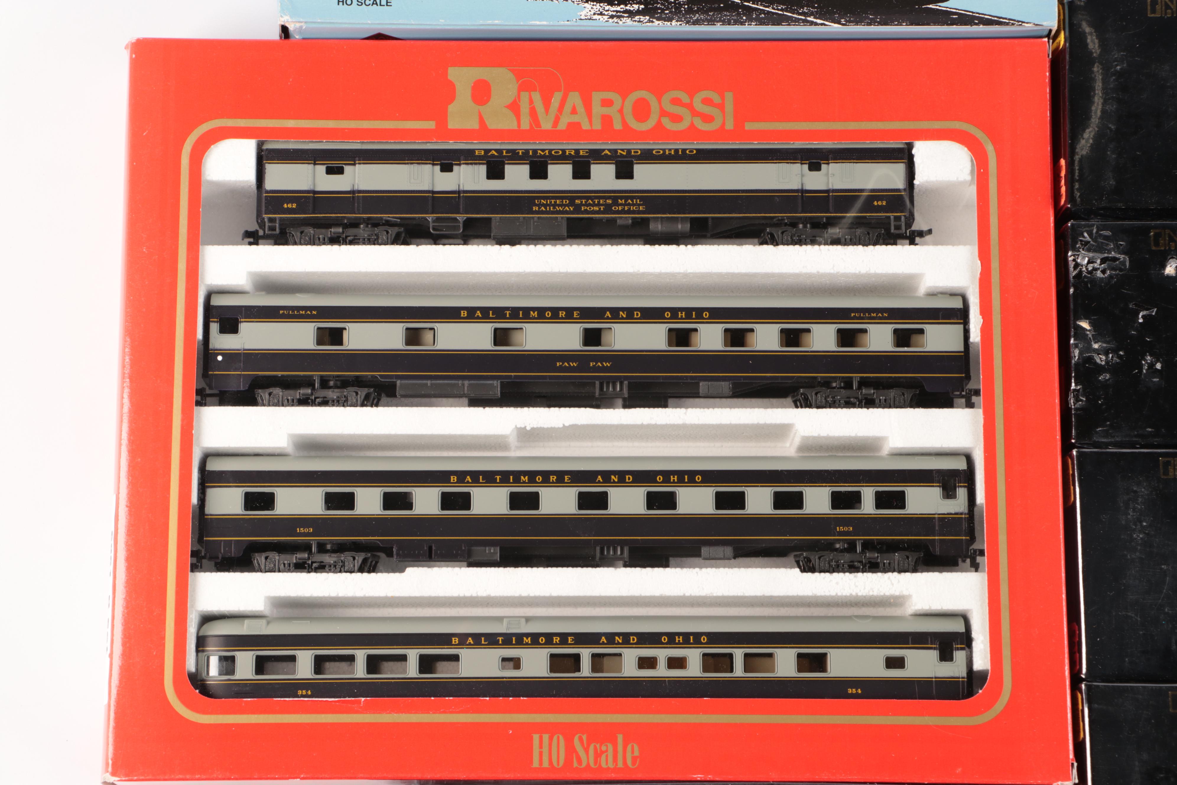 Proto Series 2000 E8/9 Locomotive with Bachmann "Spectrum" and More Train Cars