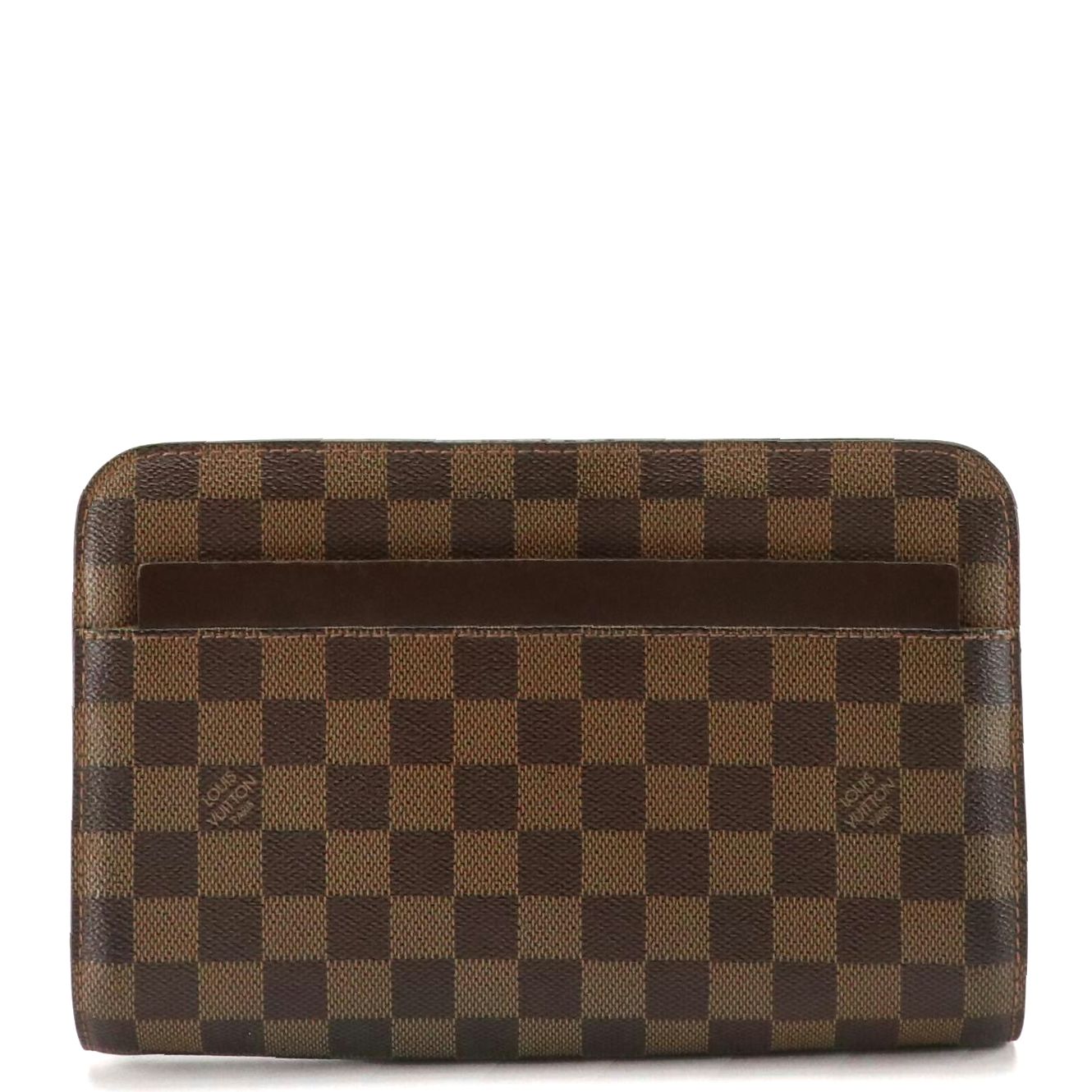 Louis Vuitton Saint Louis Pochette Clutch in Damier Coated Canvas