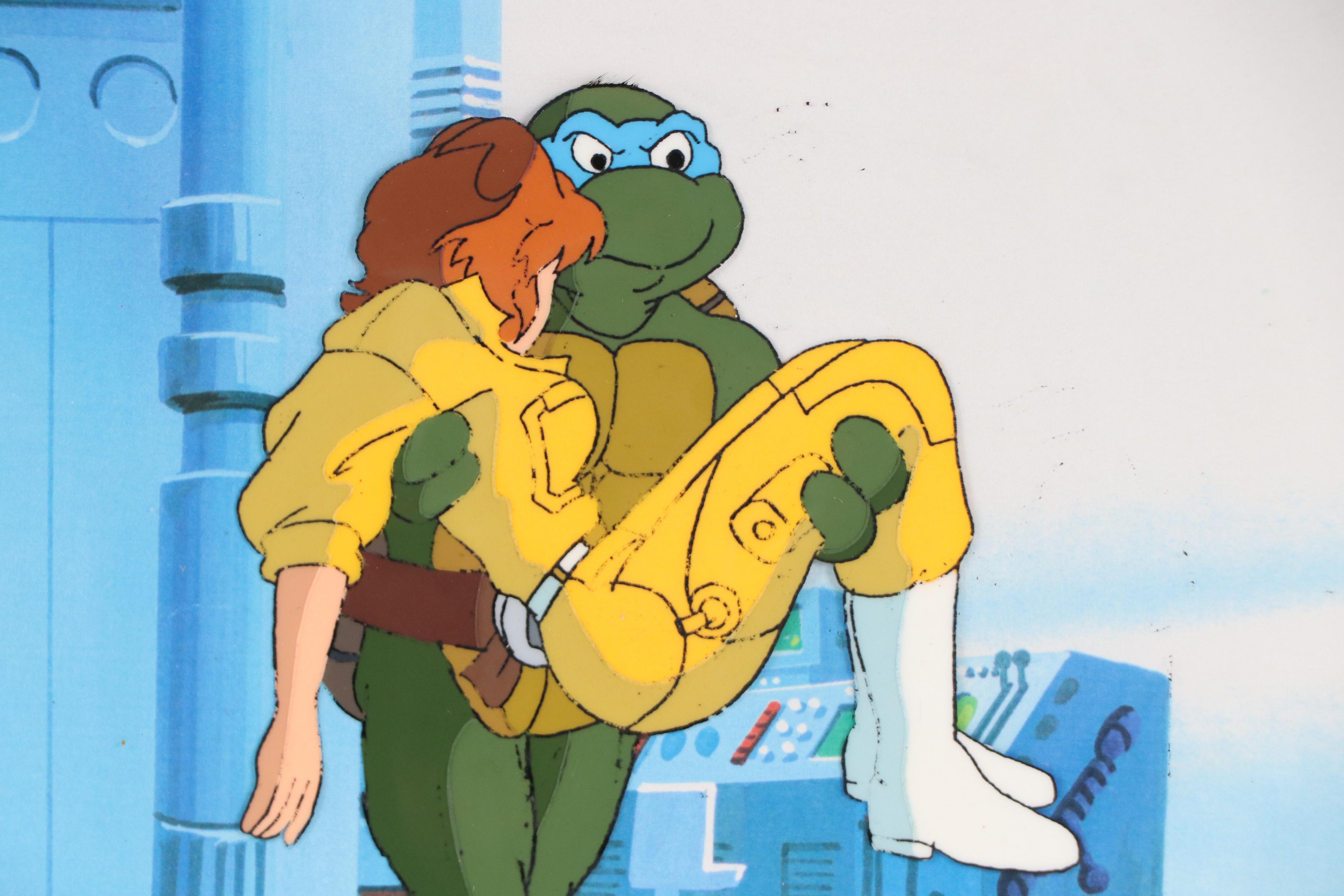 "Teenage Mutant Ninja Turtles" Reproduction Cel, Late 20th Century