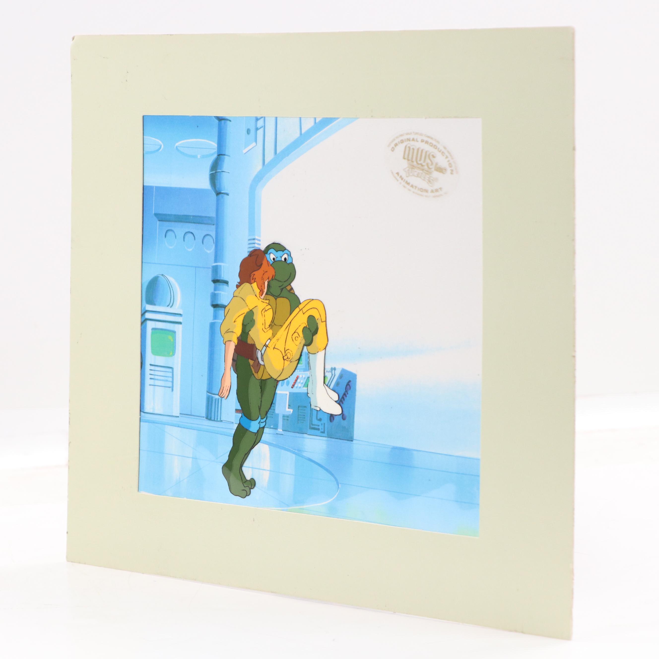 "Teenage Mutant Ninja Turtles" Reproduction Cel, Late 20th Century