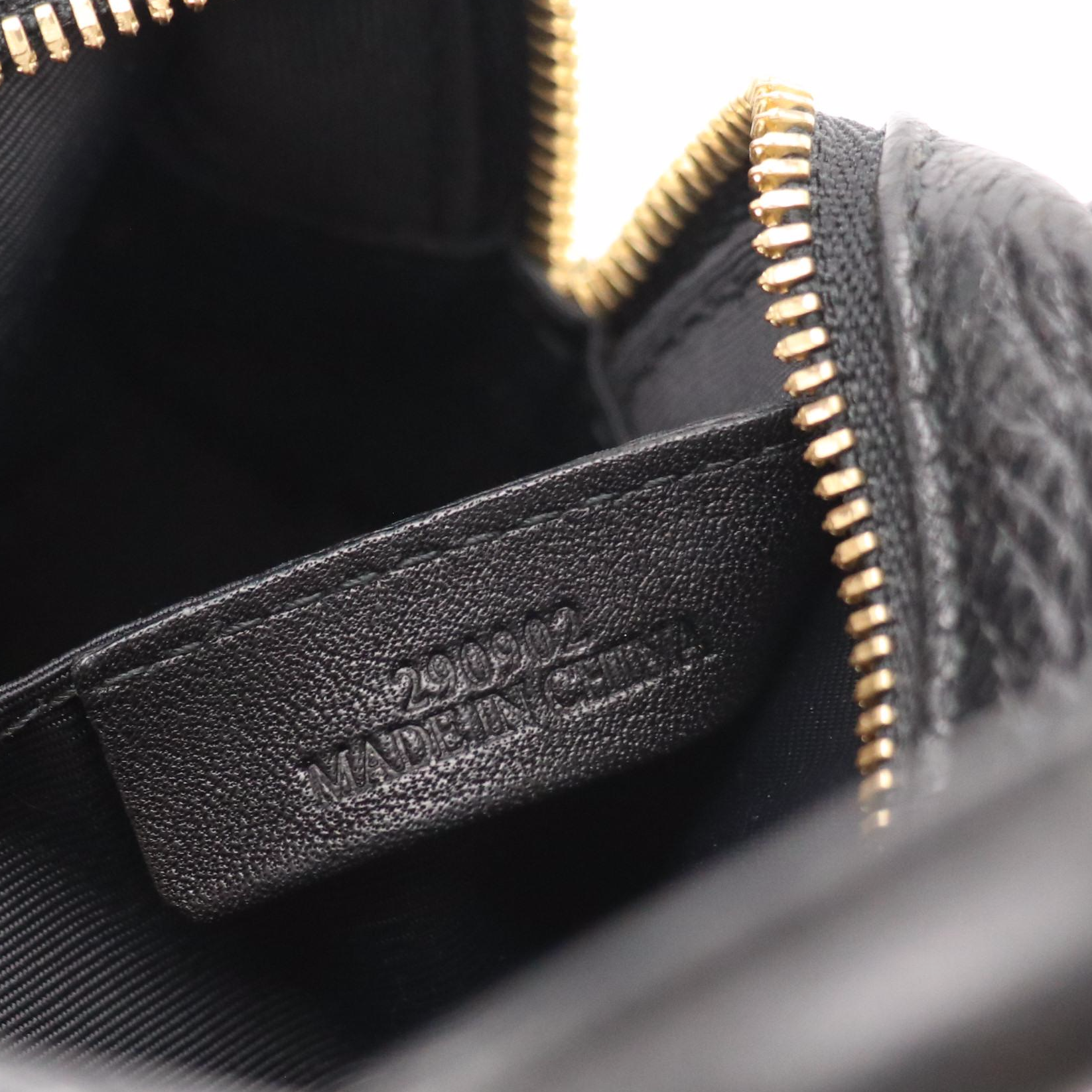 Loewe Micro Amazona Top Handle Bag in Black Grained Calfskin Leather