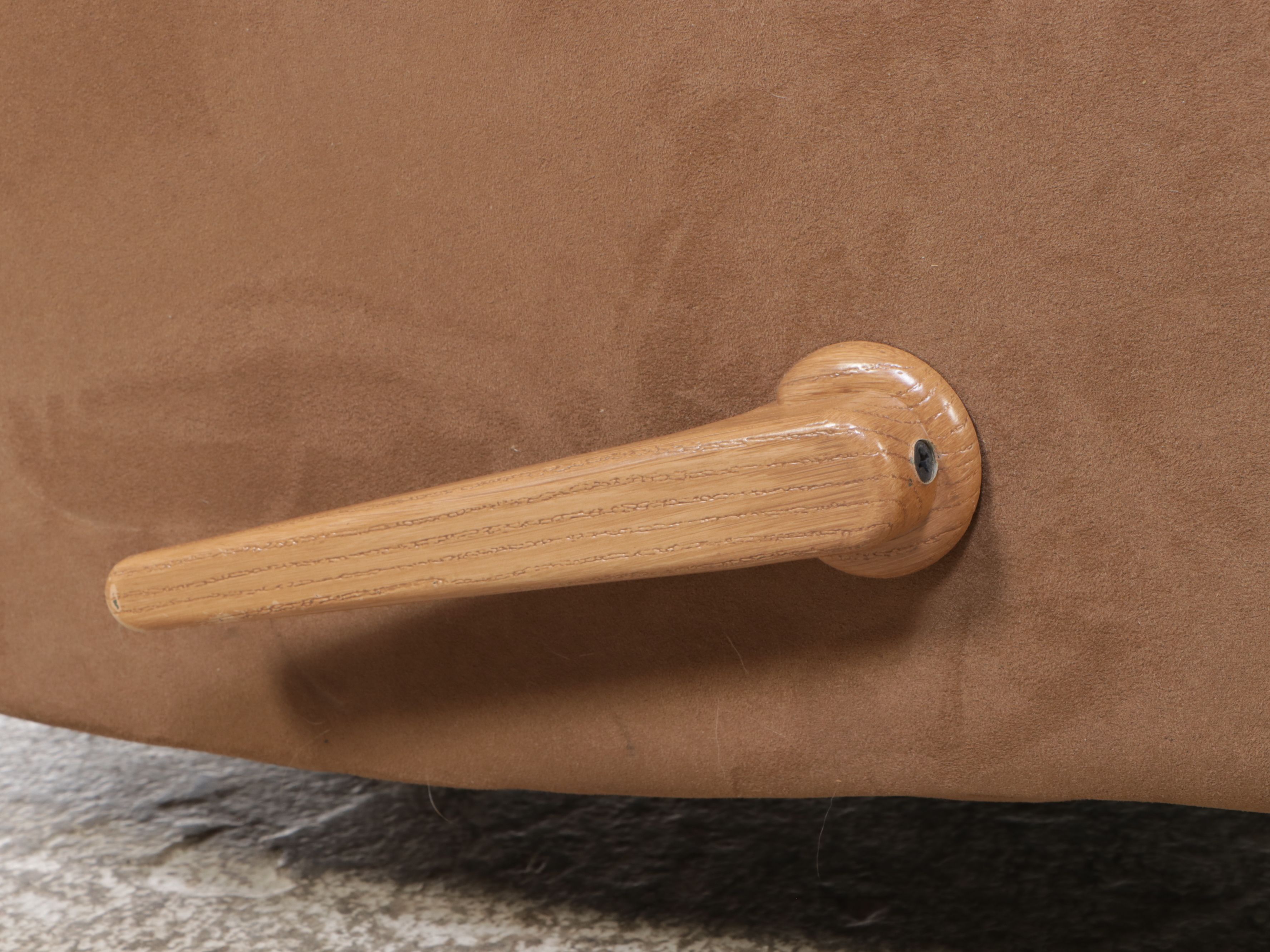 Over-Stuffed Fabric Upholstered Recliner