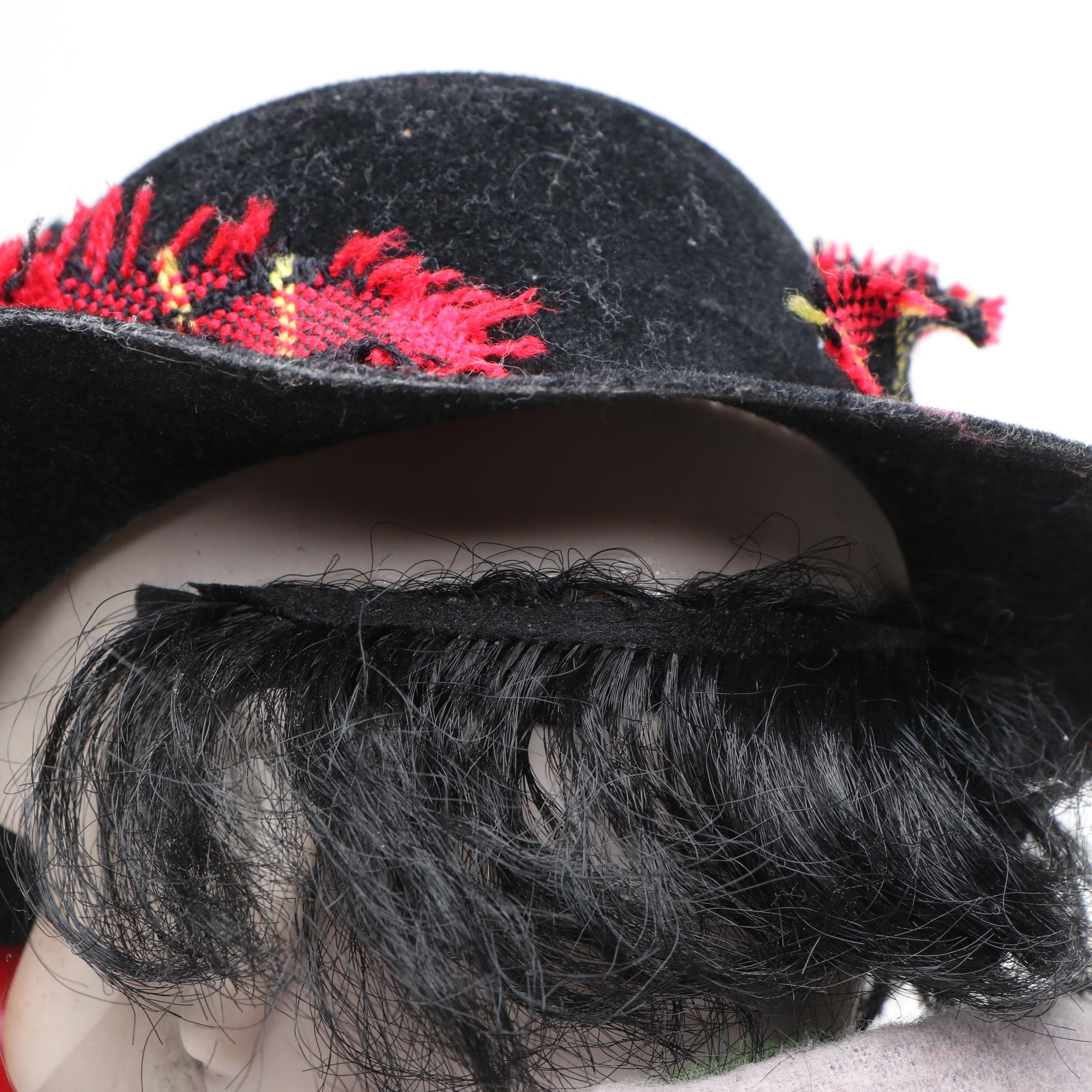 Cardinal Inc. Hand-Painted "Clyde" Bisque Dynasty Doll, Late 20th Century