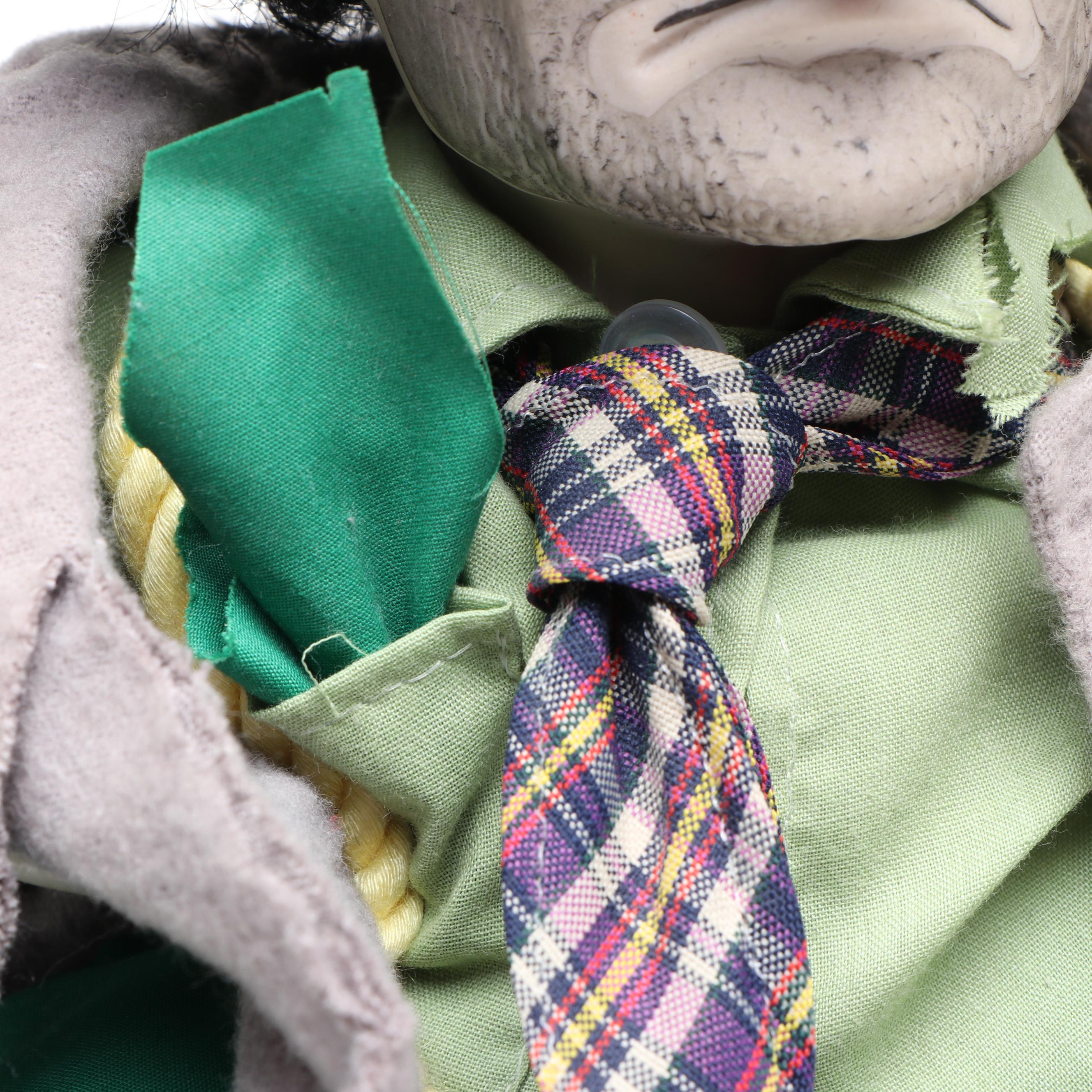 Cardinal Inc. Hand-Painted "Clyde" Bisque Dynasty Doll, Late 20th Century