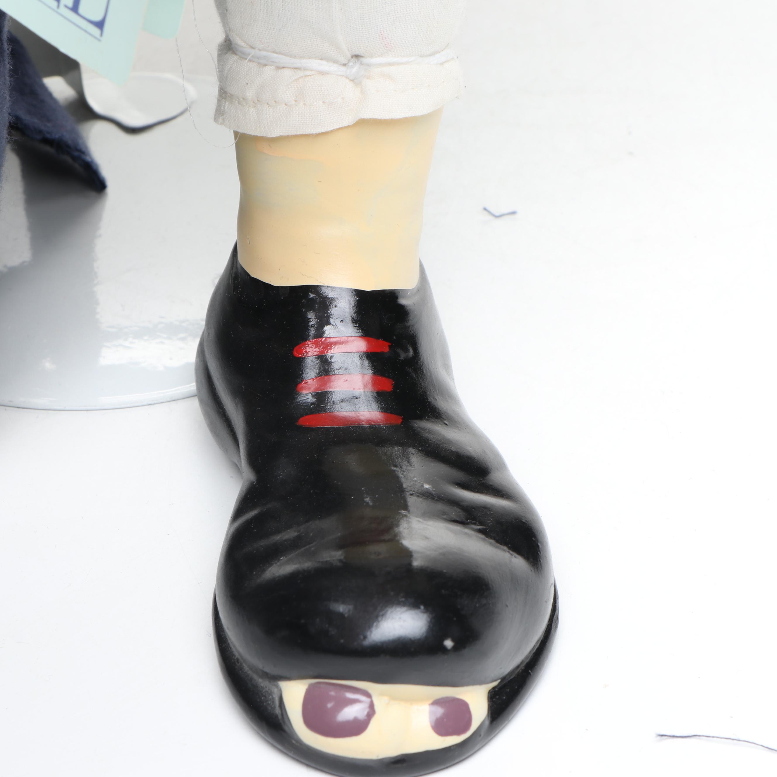 Cardinal Inc. Hand-Painted "Clyde" Bisque Dynasty Doll, Late 20th Century