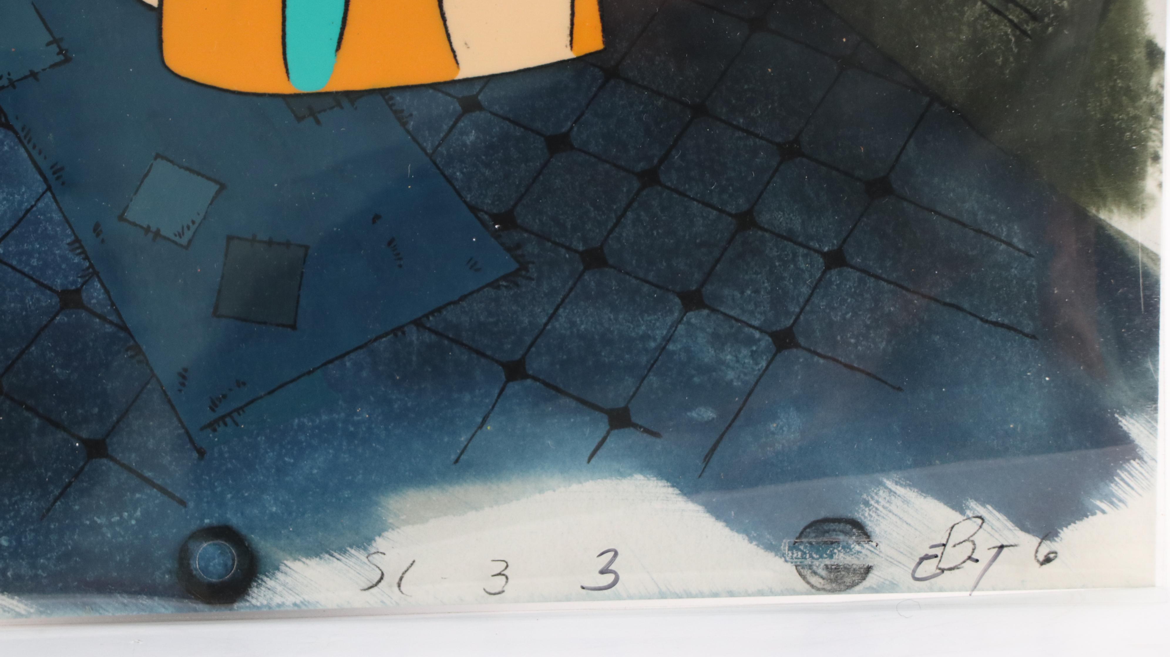 "The Flintstones" Hand-Painted Animation Cel, Late 20th Century