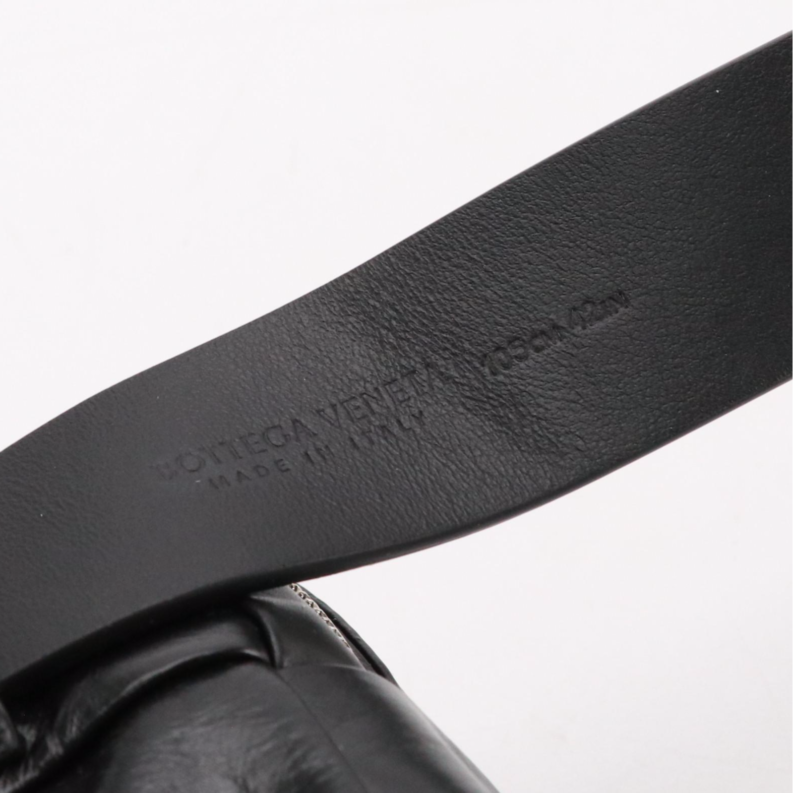 Bottega Veneta Square Cassette Belt Bag in Black Maxi Intrecciato Leather