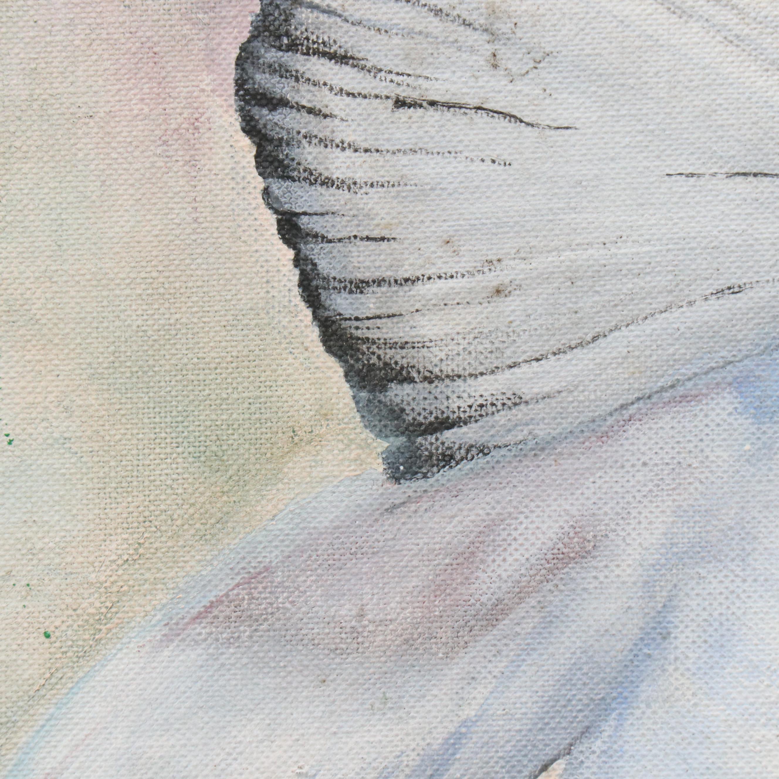 Acrylic Portrait Painting "The Bird Man"