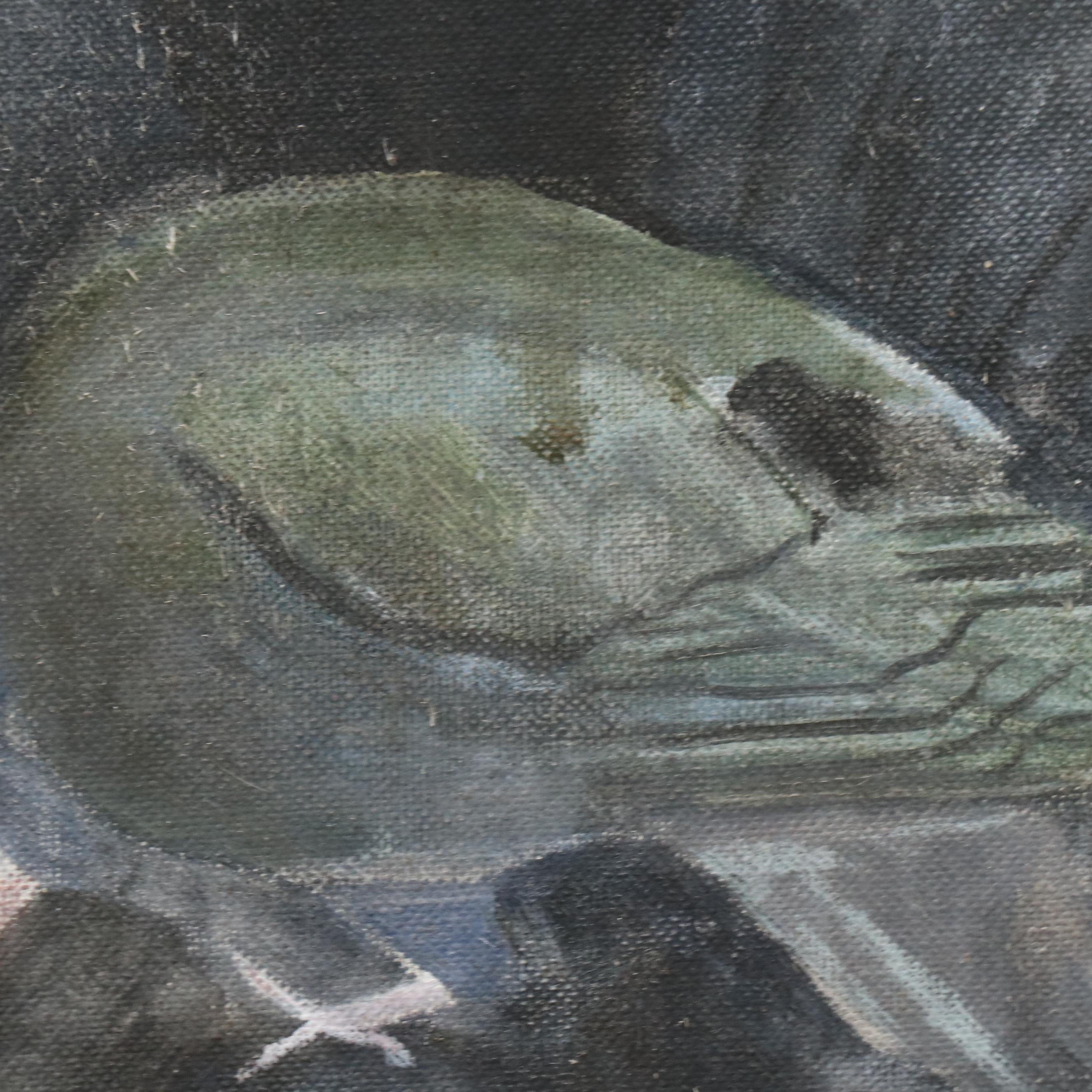 Acrylic Portrait Painting "The Bird Man"