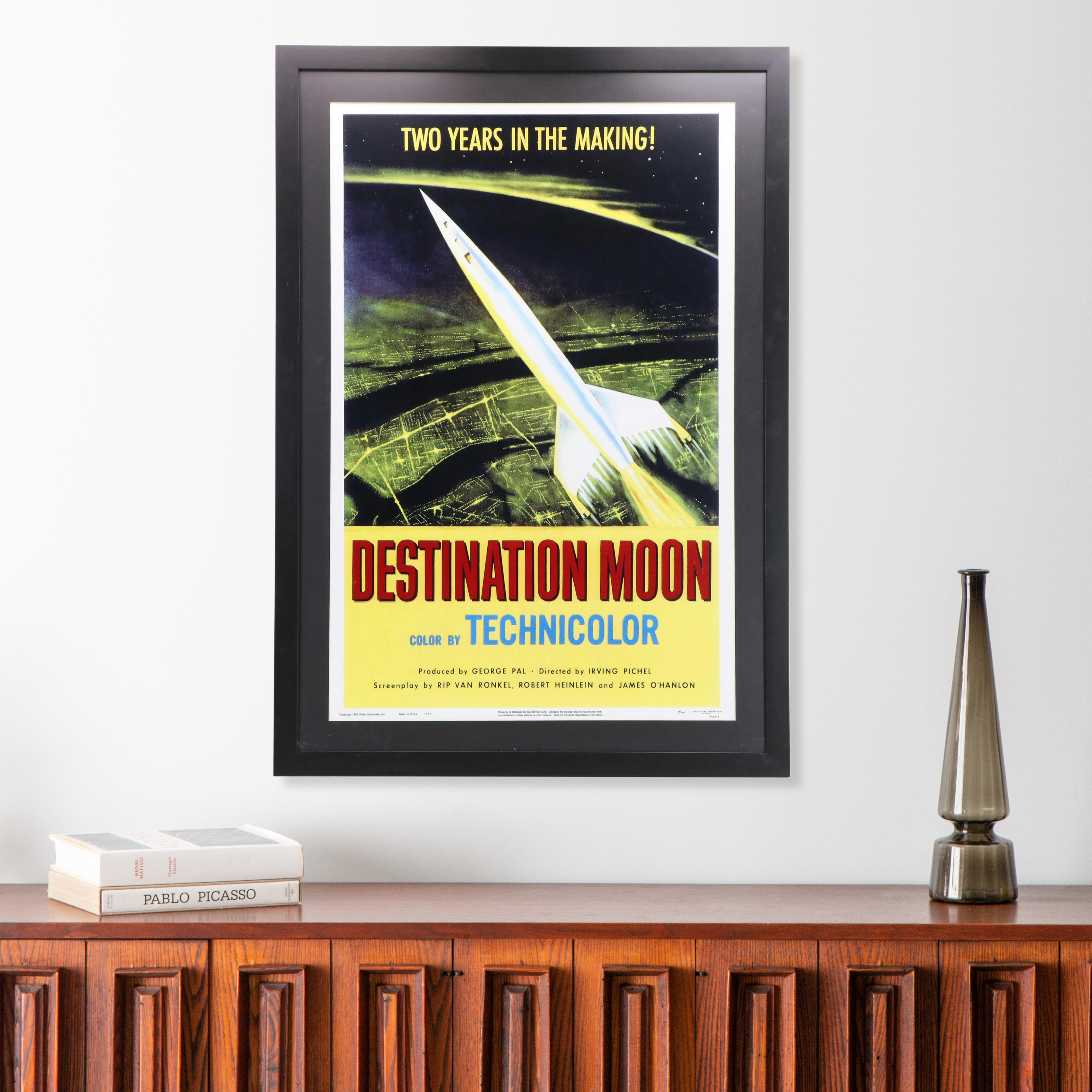 Giclée Movie Posters "Forbidden Planet" and "Destination Moon"