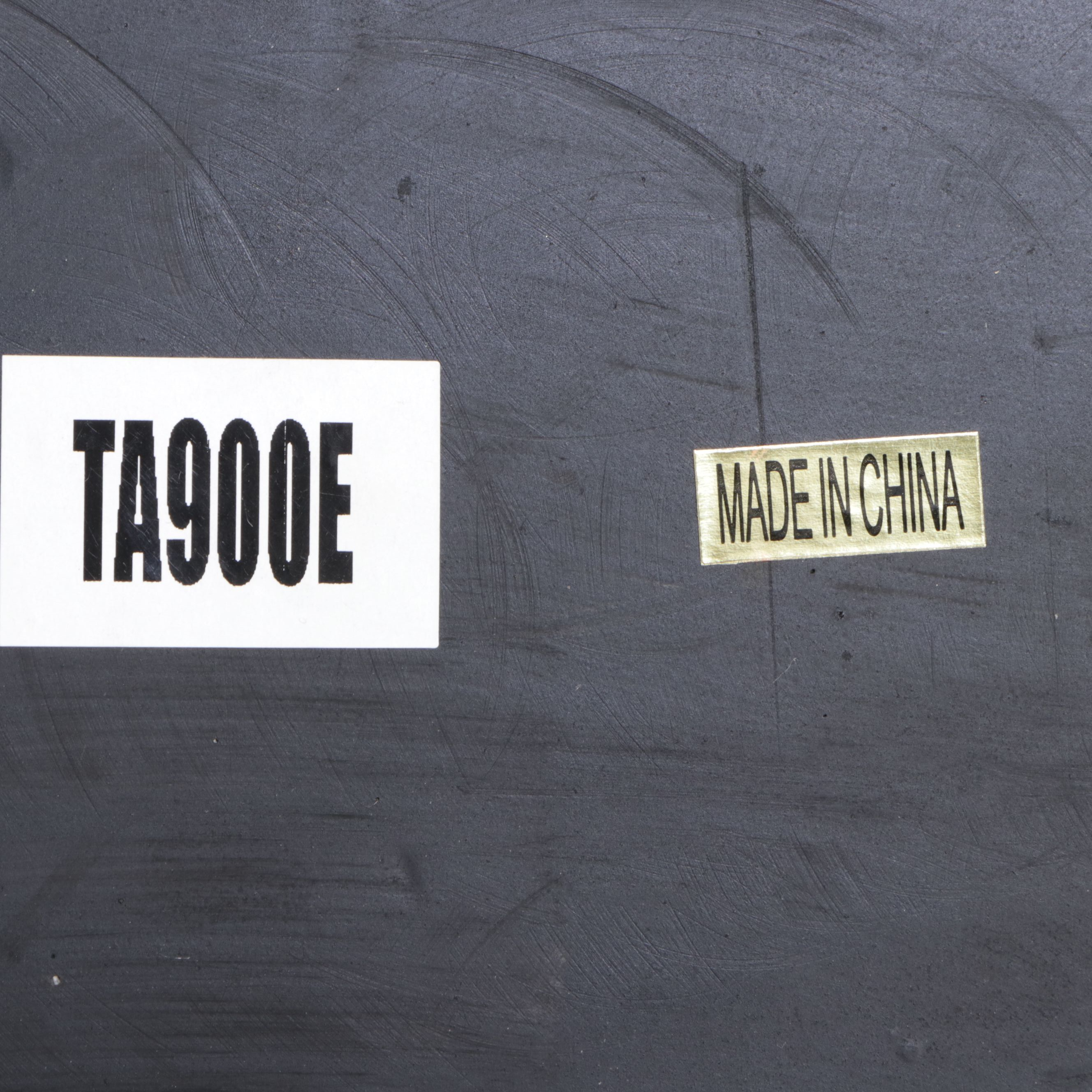 Contemporary Tessellated Stone and Metal End Table