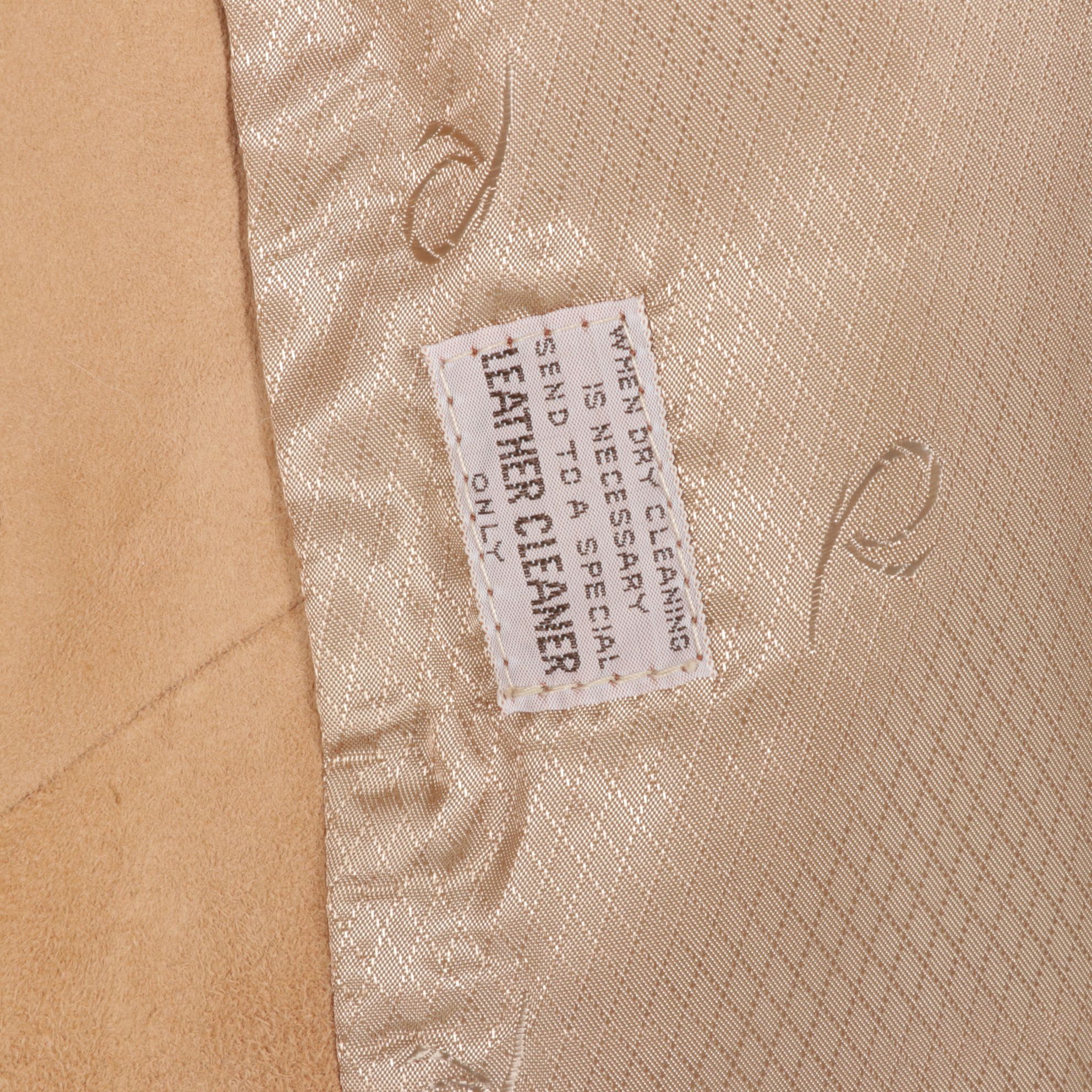 Western Red and Tan Suede Blazer by Remy Leather Fashions, Women's Size 12