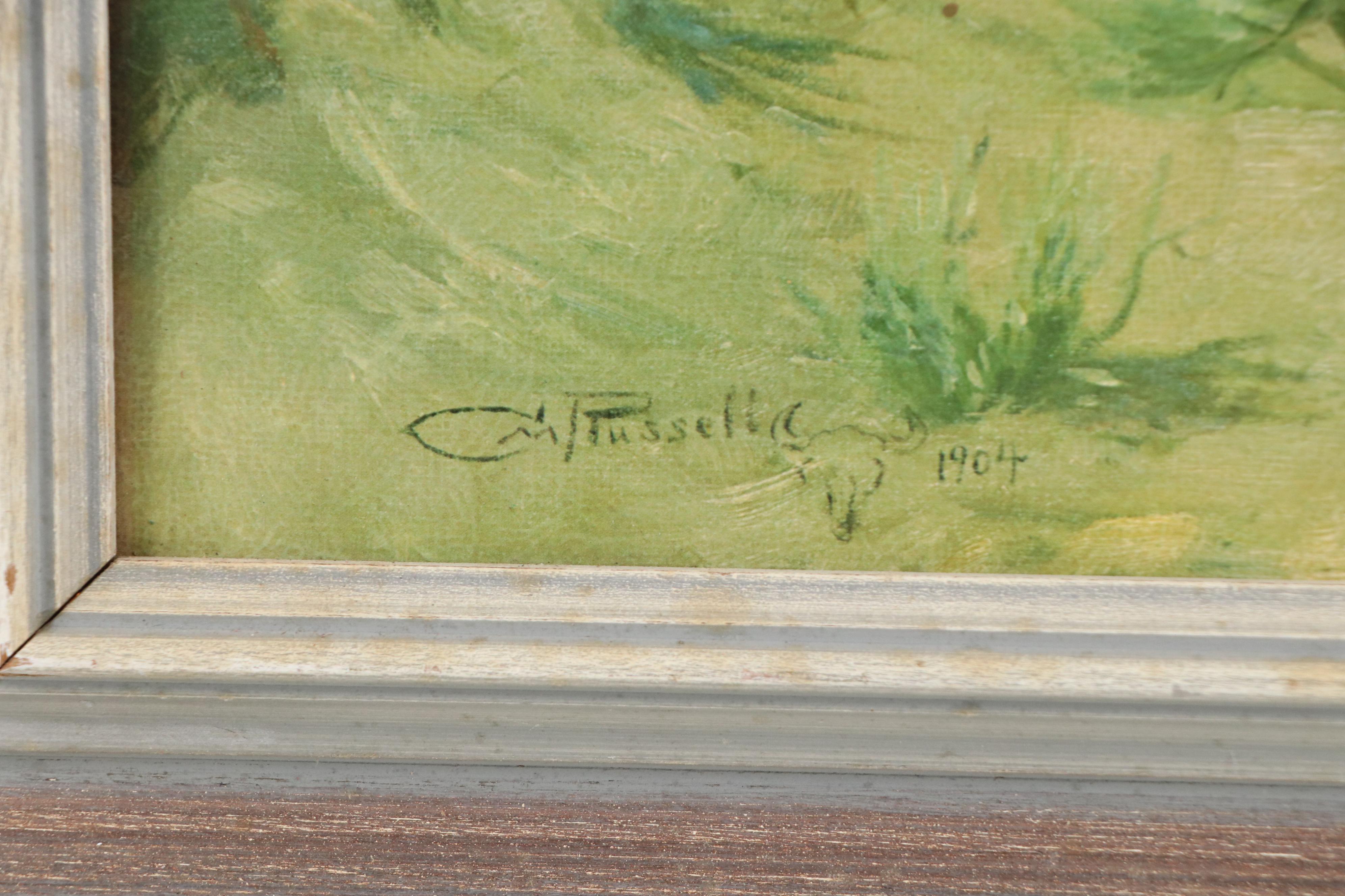 Giclée After Charles M. Russell "The Broken Rope"