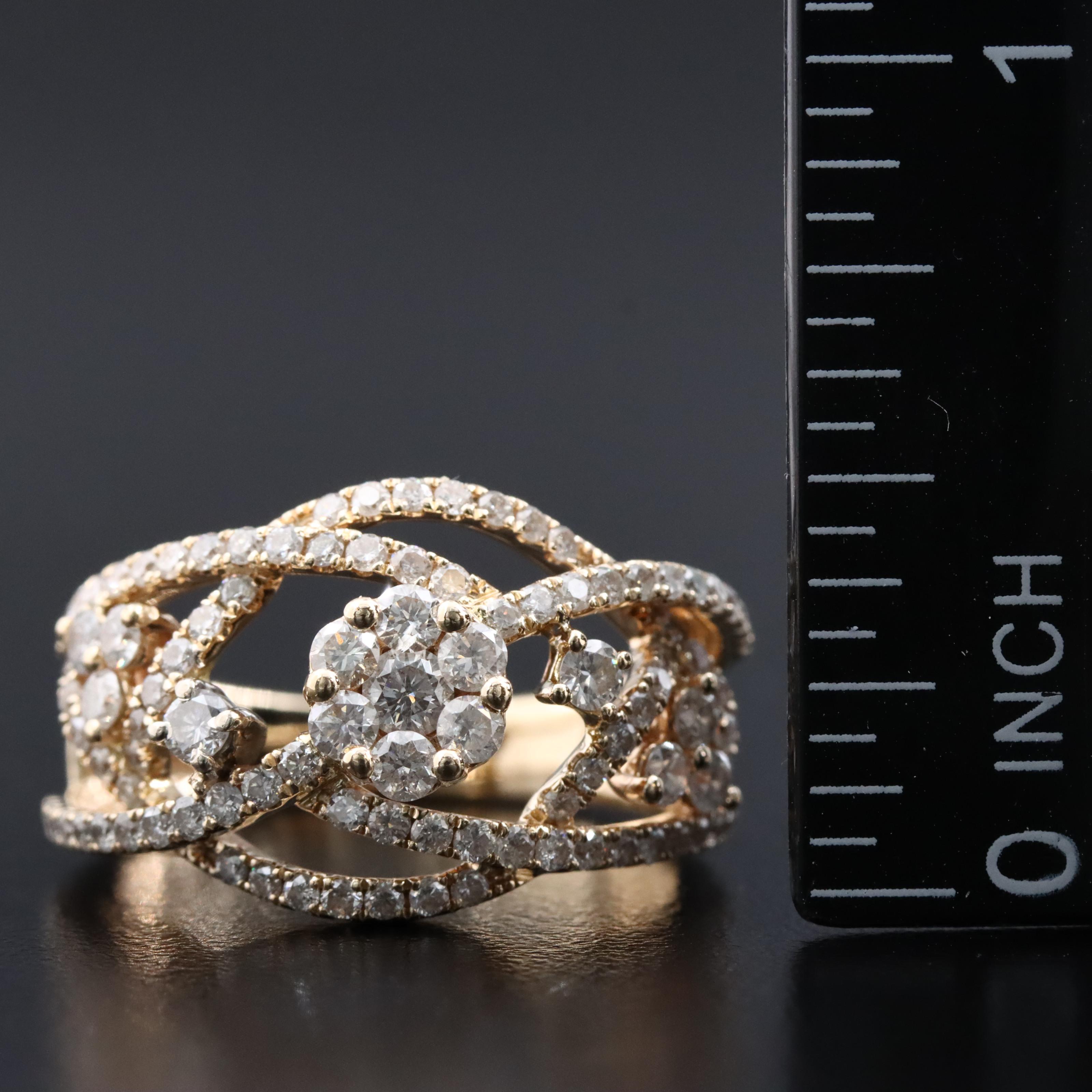 14K 1.03 CTW Diamond Ring