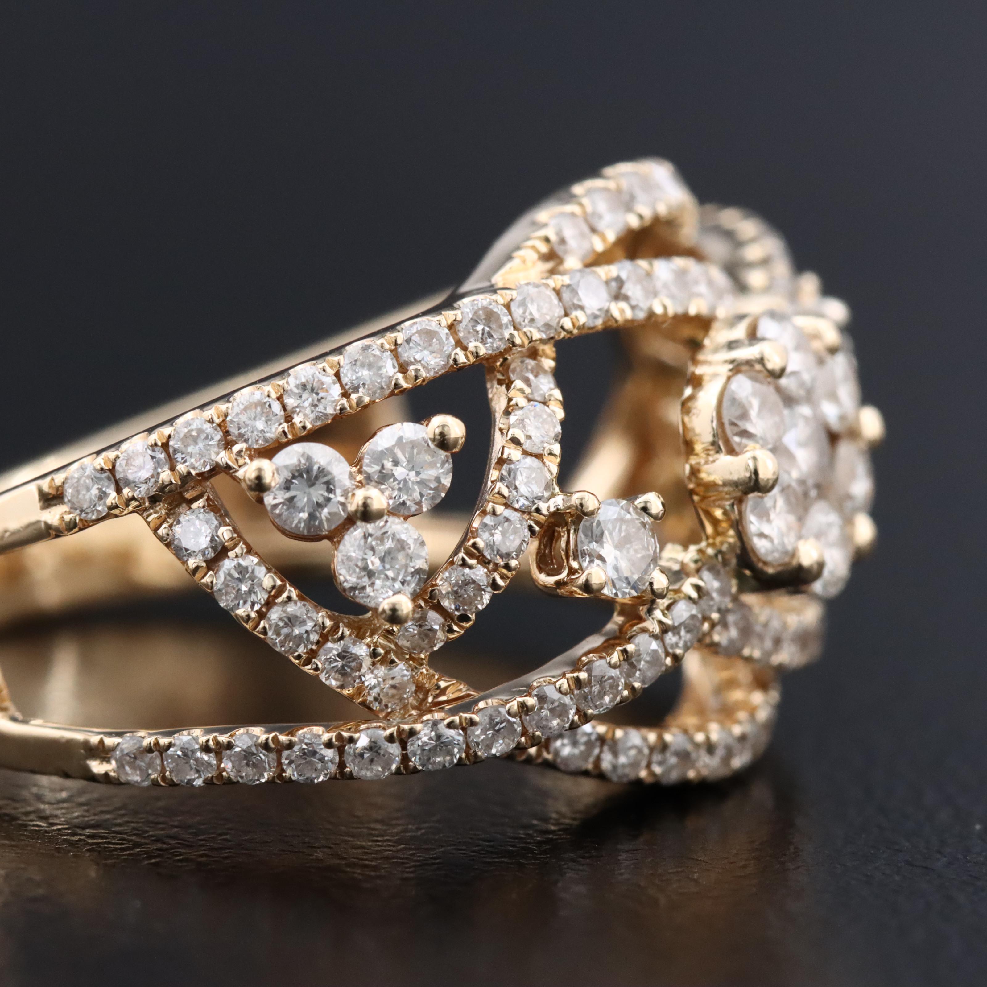 14K 1.03 CTW Diamond Ring