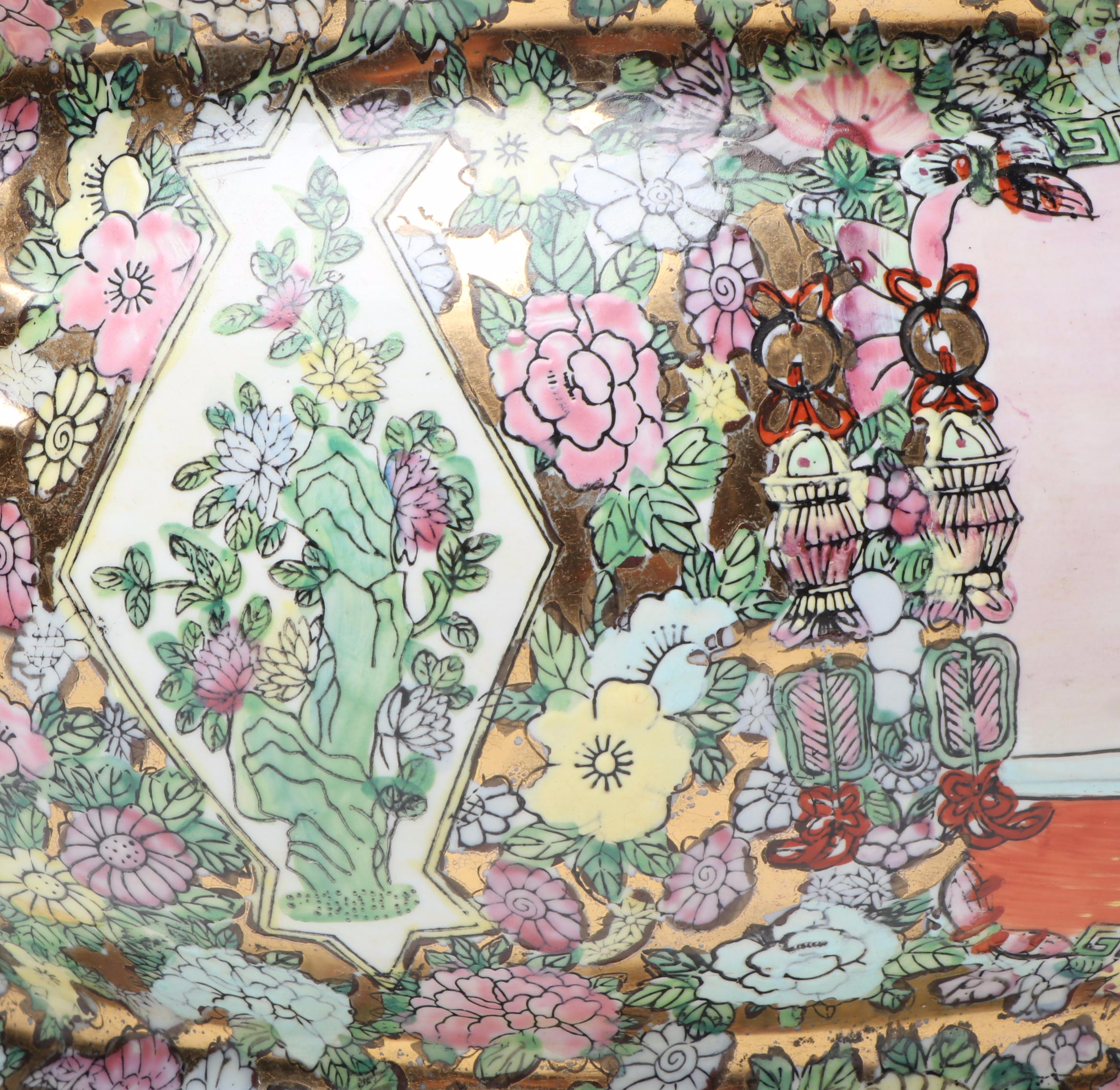 Chinese Famille Rose Porcelain Planter