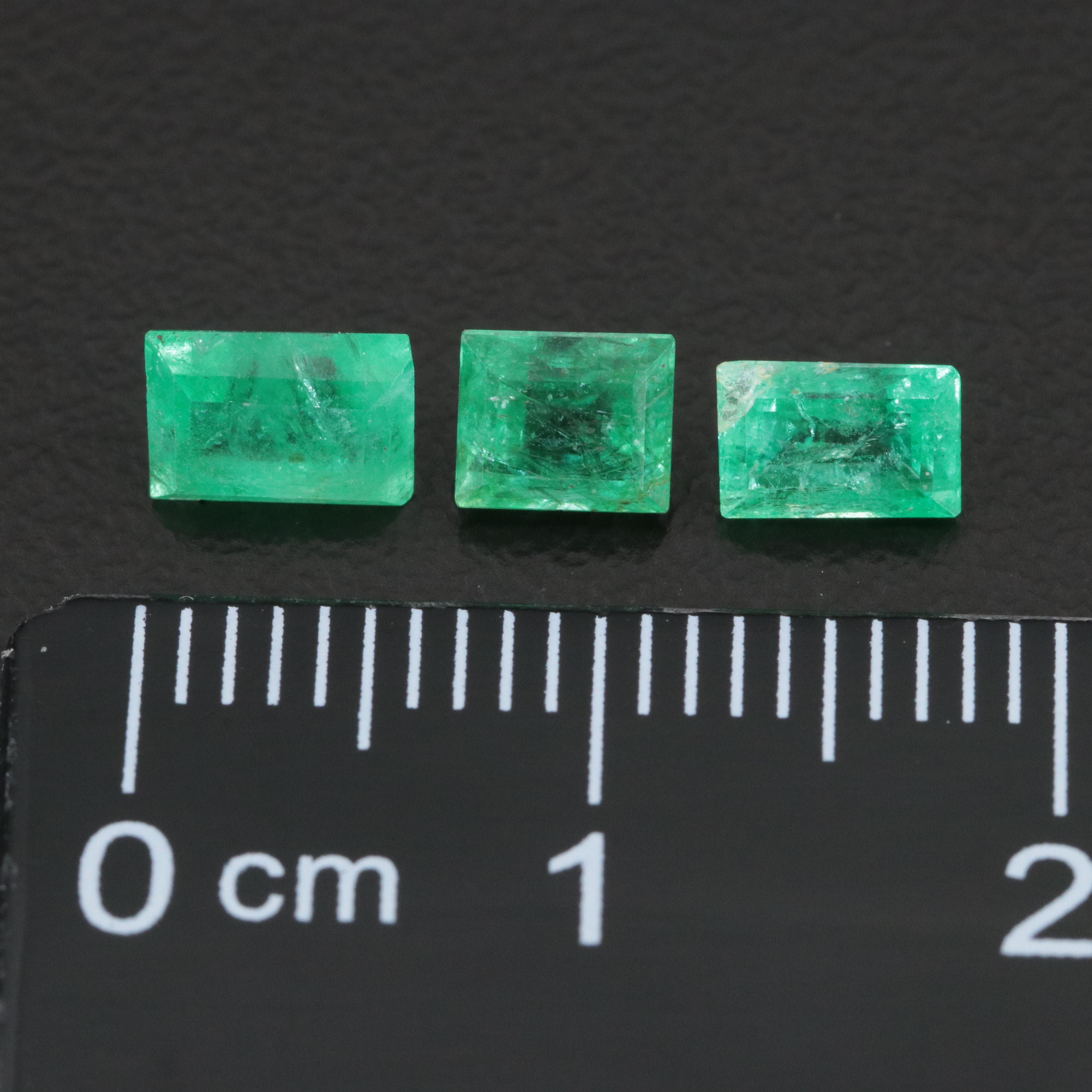 Loose 1.46 CTW Emerald Lot