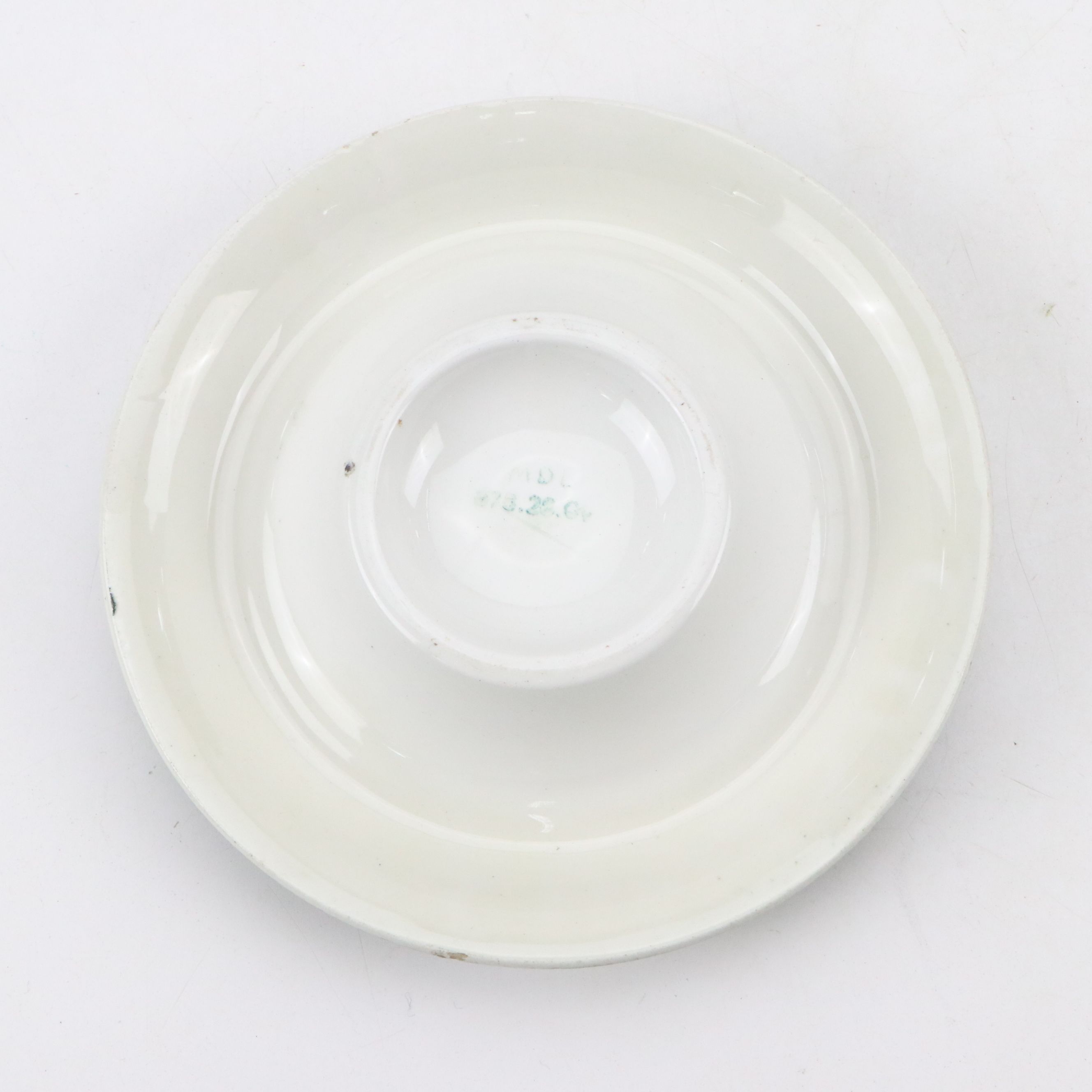 Moulin de Loups French Advertisement Ceramic Ashtrays, 20th Century