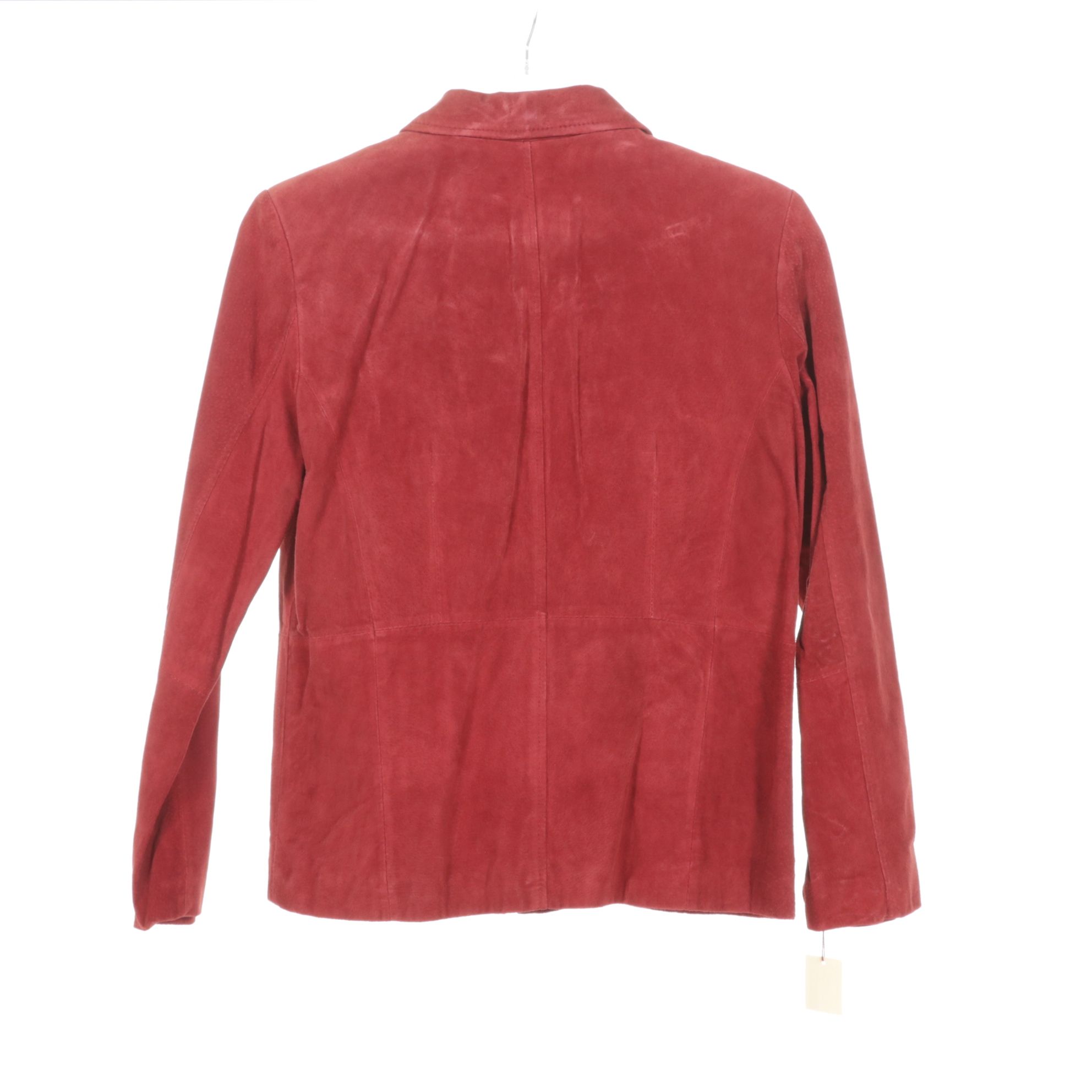 Red and Chartreuse Green Suede Leather Jackets by Reed and Chico's