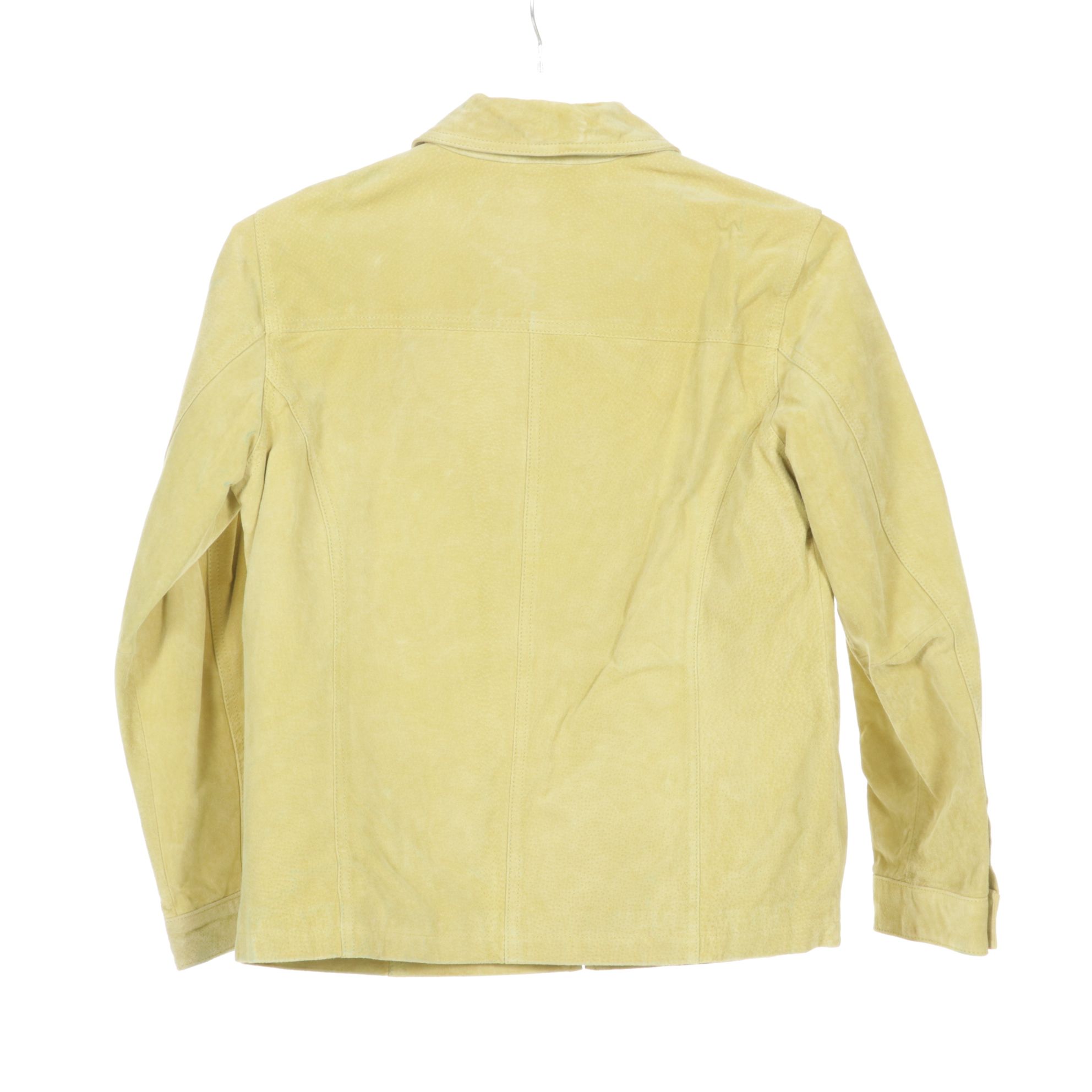 Red and Chartreuse Green Suede Leather Jackets by Reed and Chico's