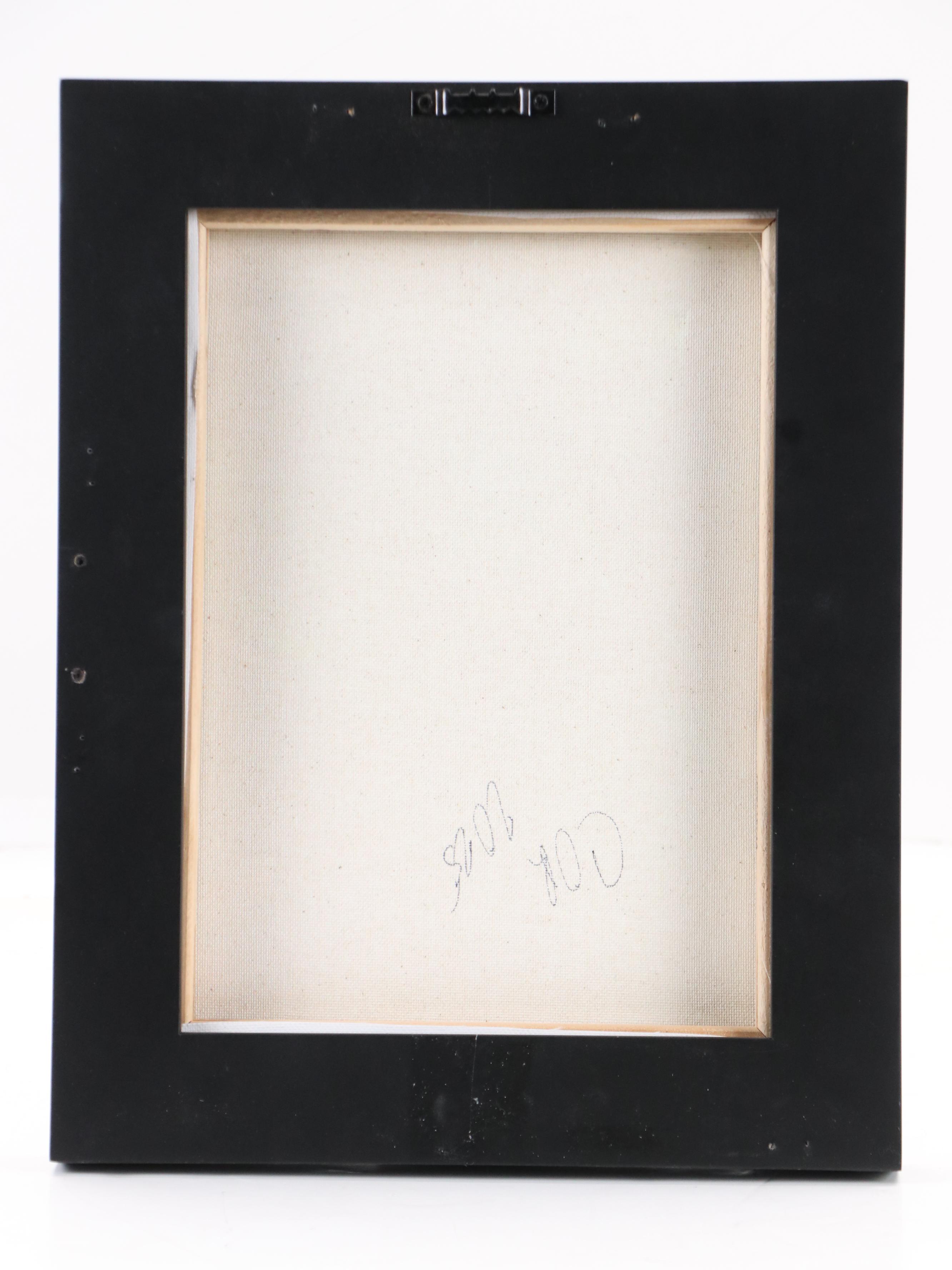 Corbellic Stylized Acrylic Painting with Tropical Flowers, 2025