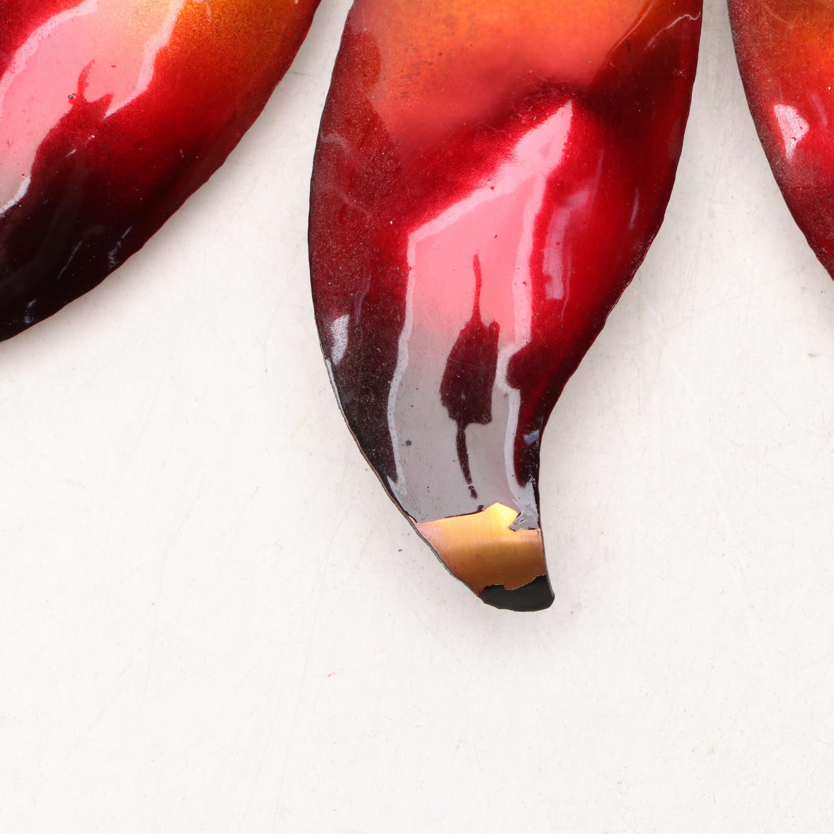 Painted Metal Sun Face Outdoor Decor