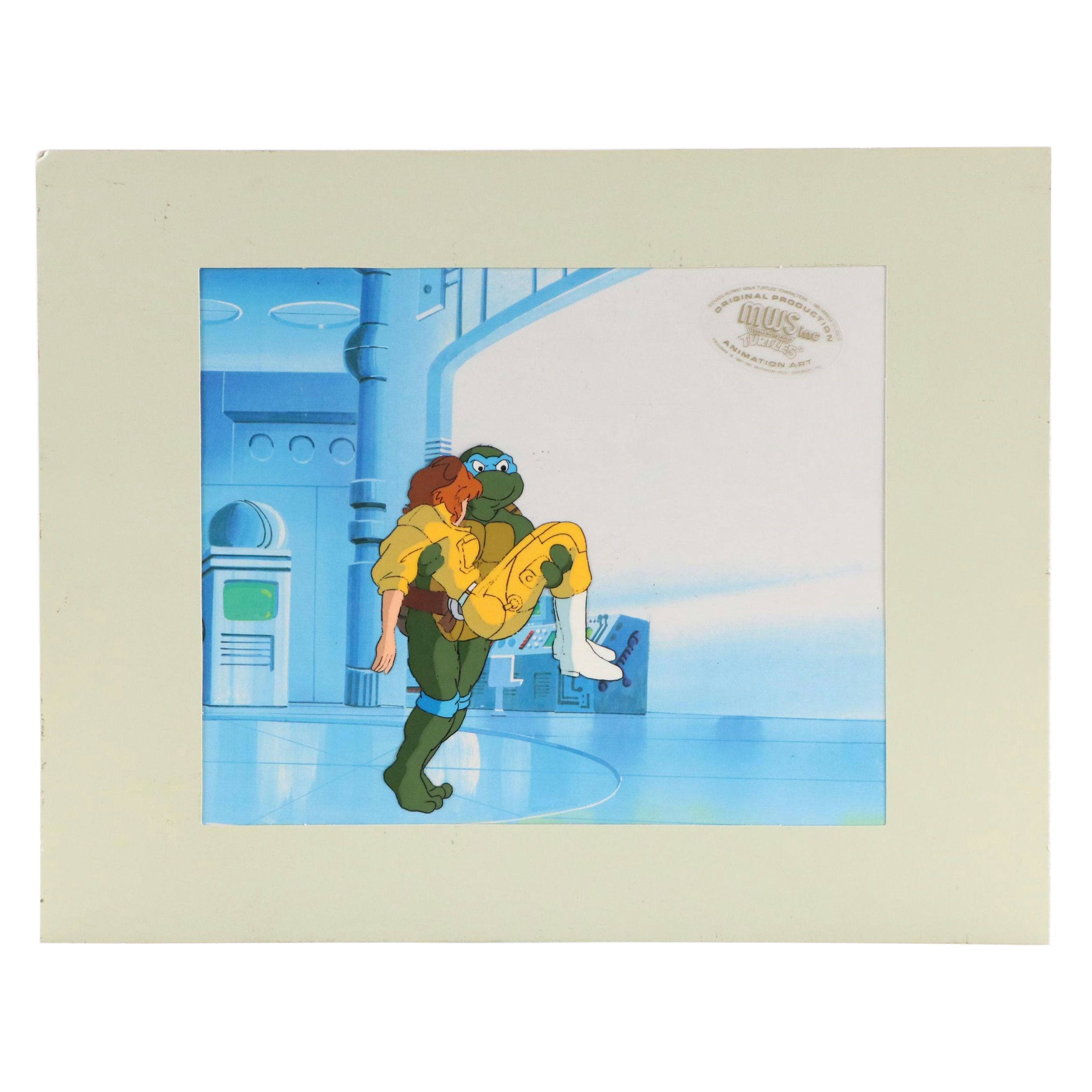 "Teenage Mutant Ninja Turtles" Reproduction Cel, Late 20th Century