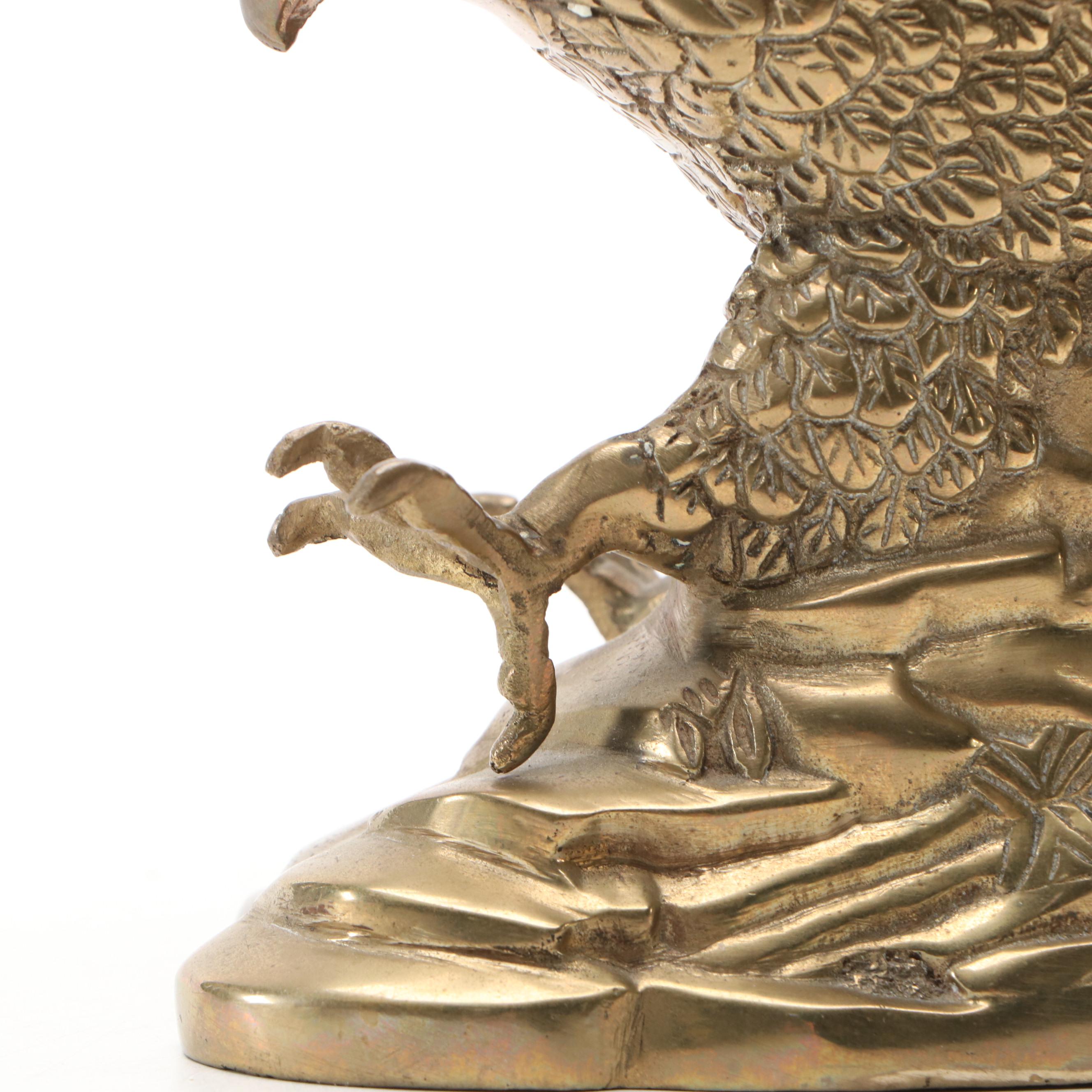 Brass Eagle Figurine
