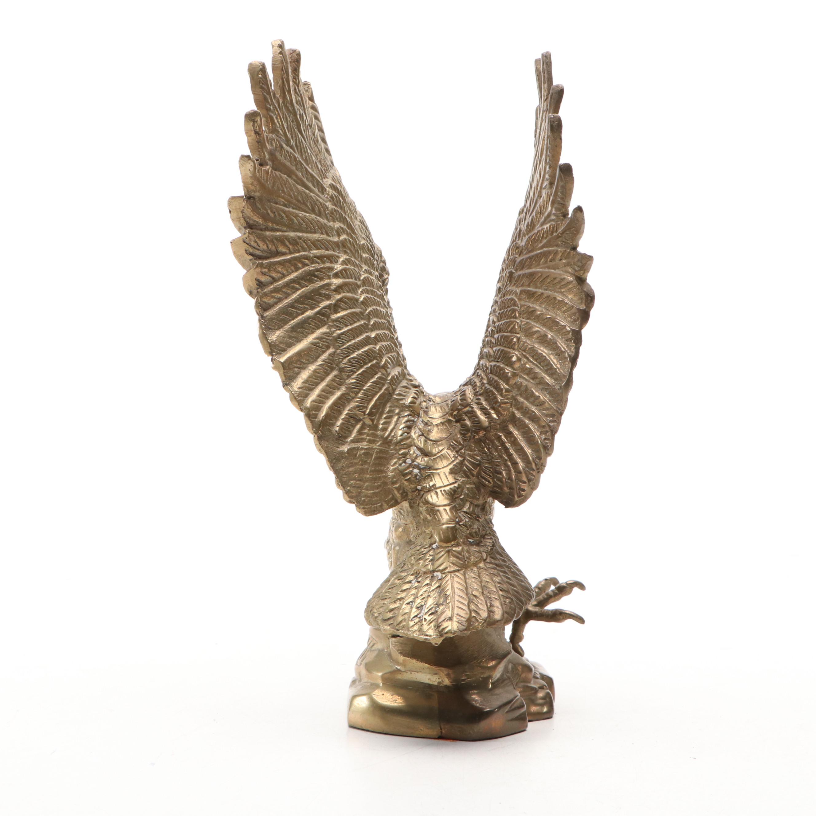 Brass Eagle Figurine