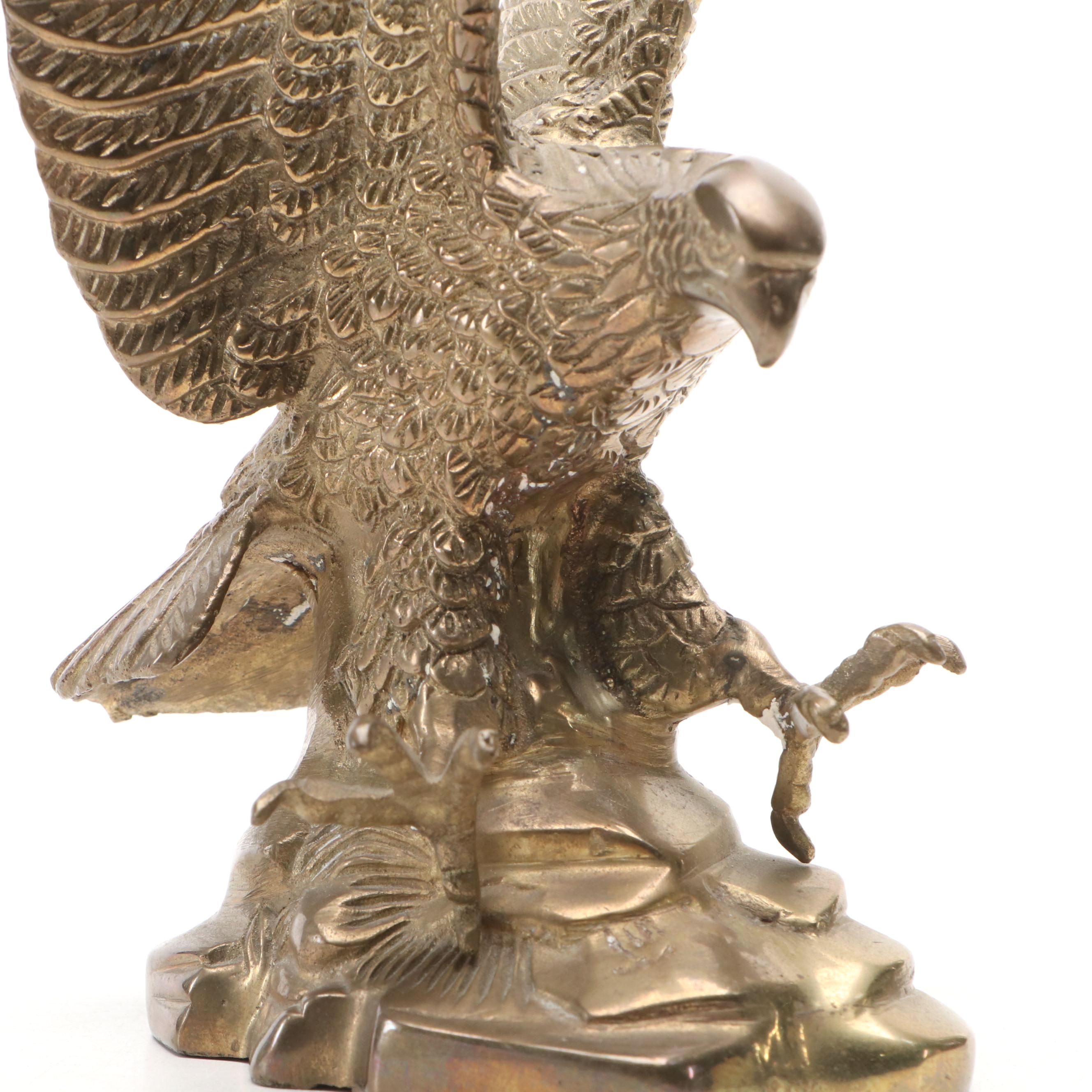 Brass Eagle Figurine