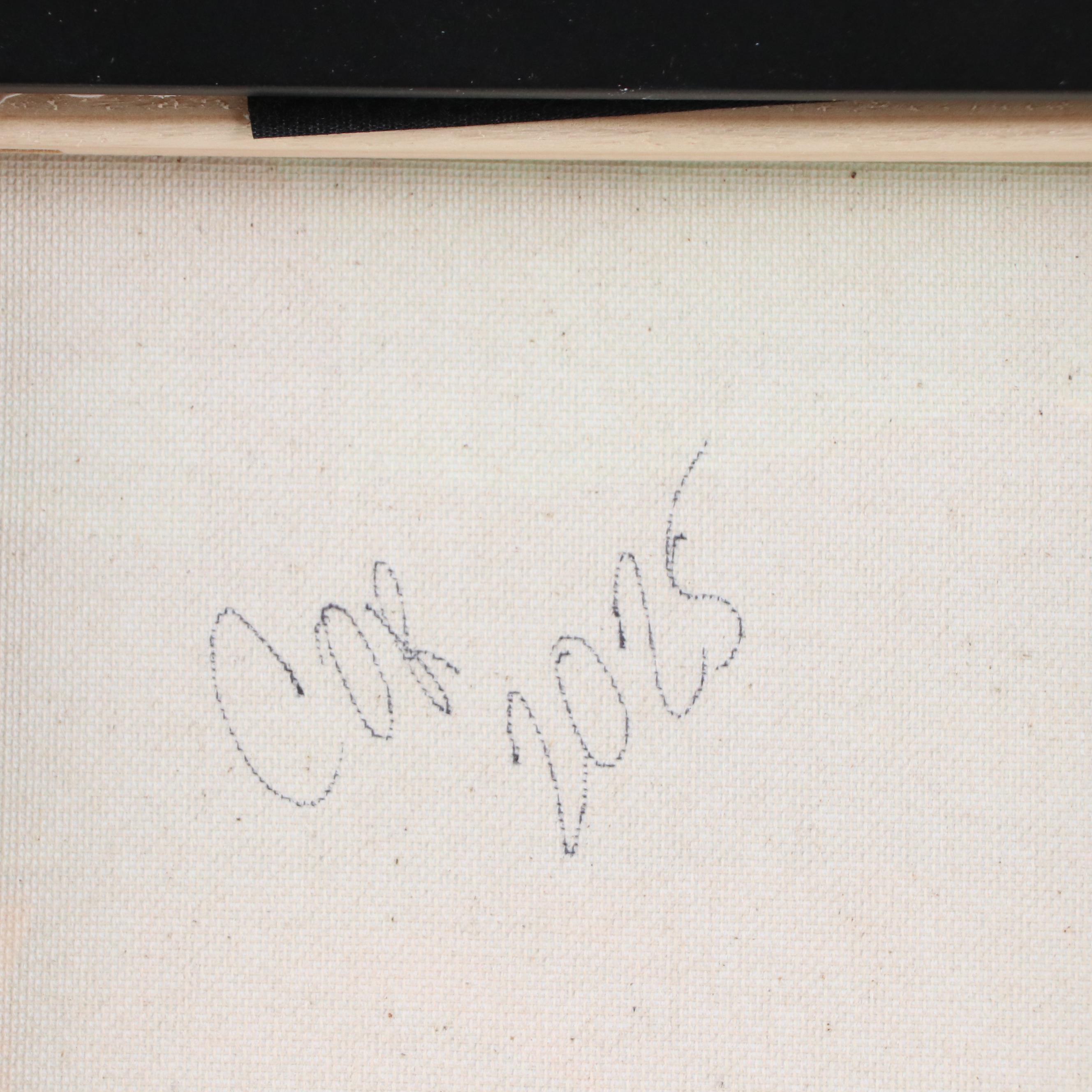 Corbellic Stylized Acrylic Painting of Flamingo, 2025