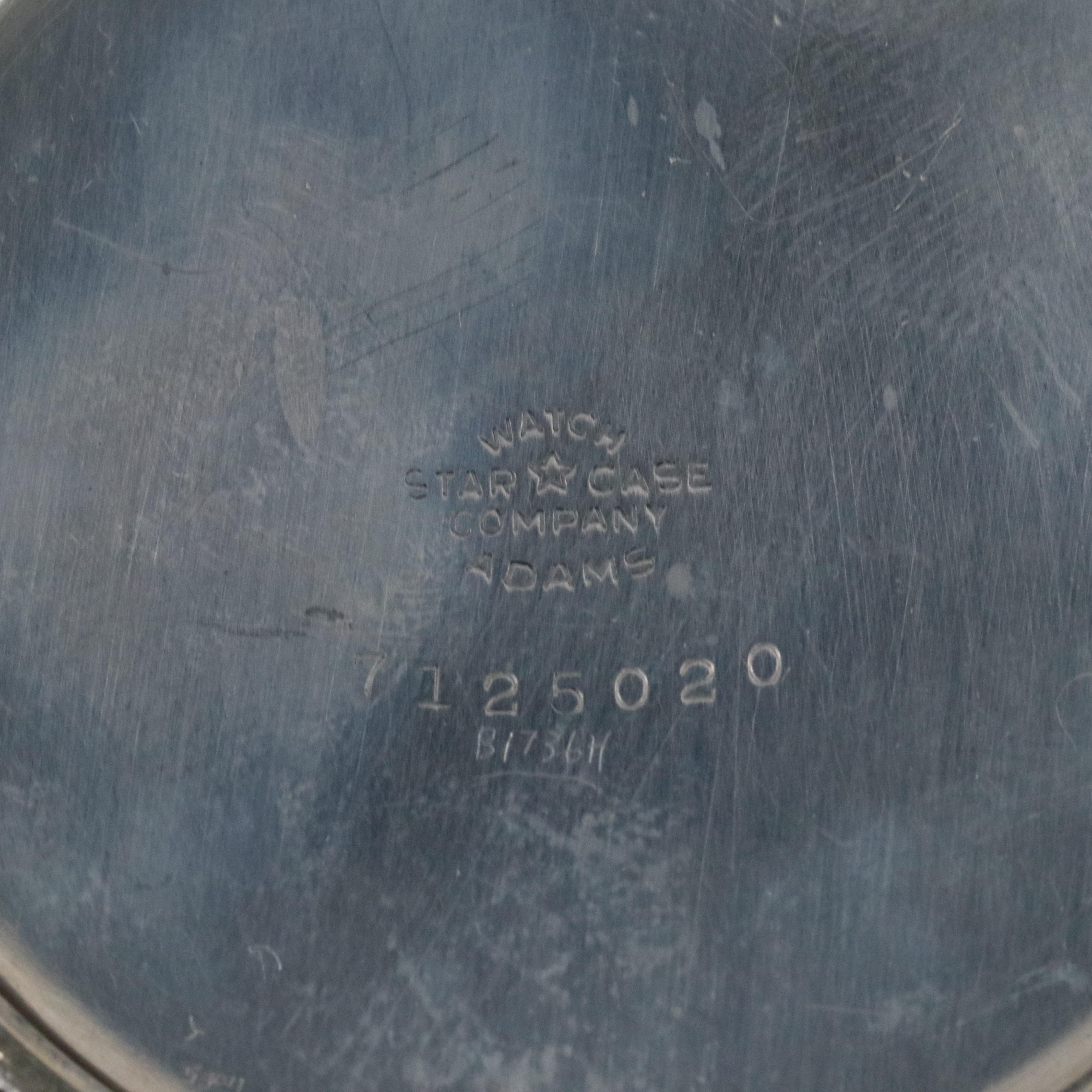 1925 South Bend Double Sunk Dial Gold-Filled Pocket Watch