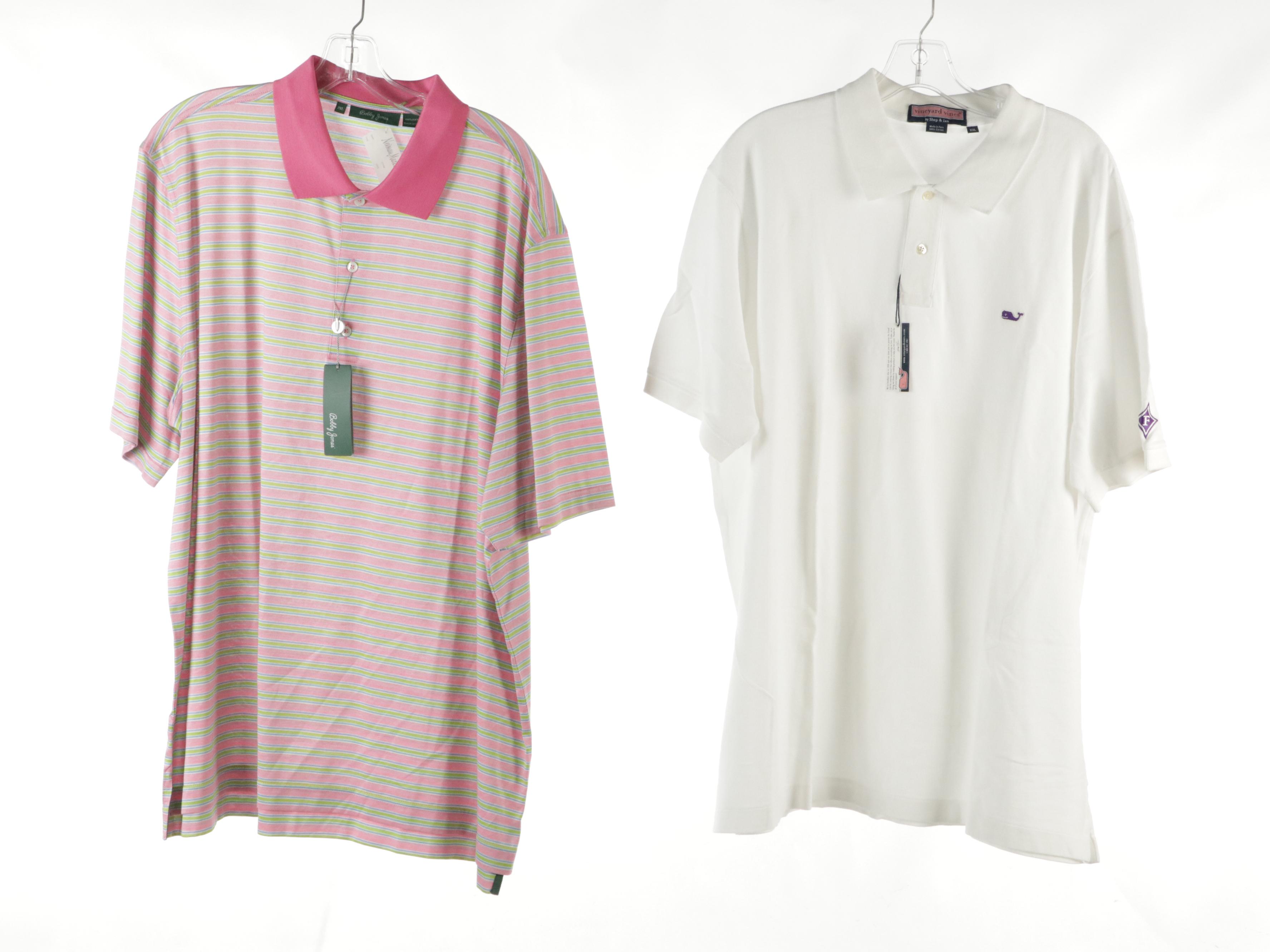 Men's Polo Shirts Featuring Vineyard Vines, Polo Ralph Lauren, Callaway, & More