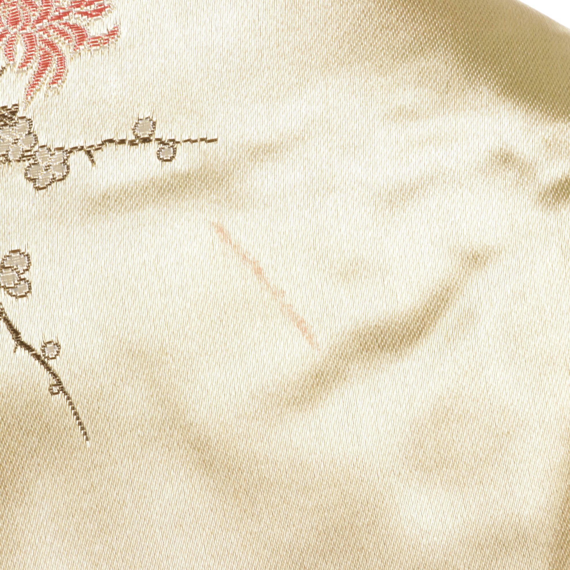 Chinese Reversible Brocade Jacket with Crochet Bucket Bag and Beaded Cardigan