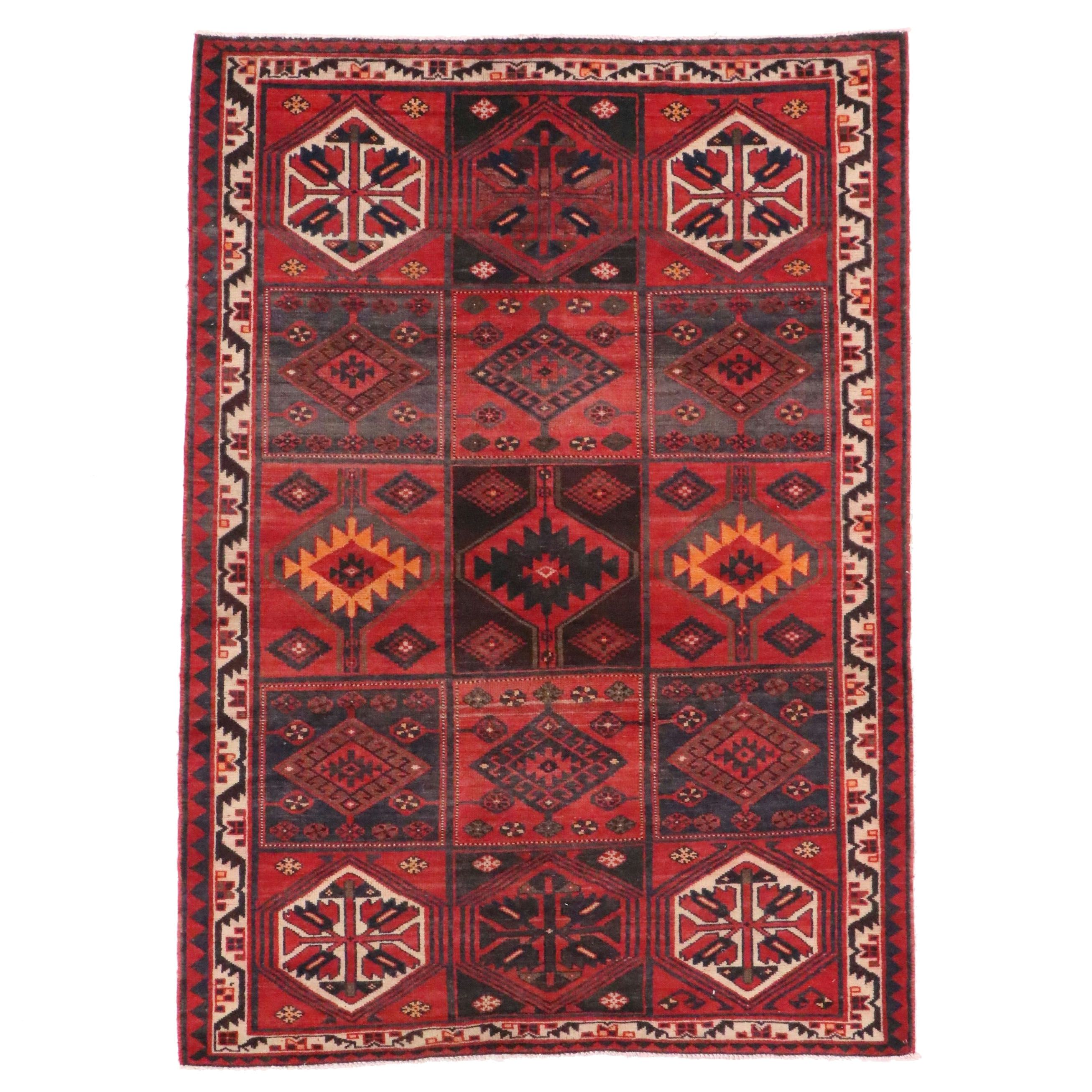 5'6 x 7'7 Hand-Knotted Persian Bakhtiari Area Rug