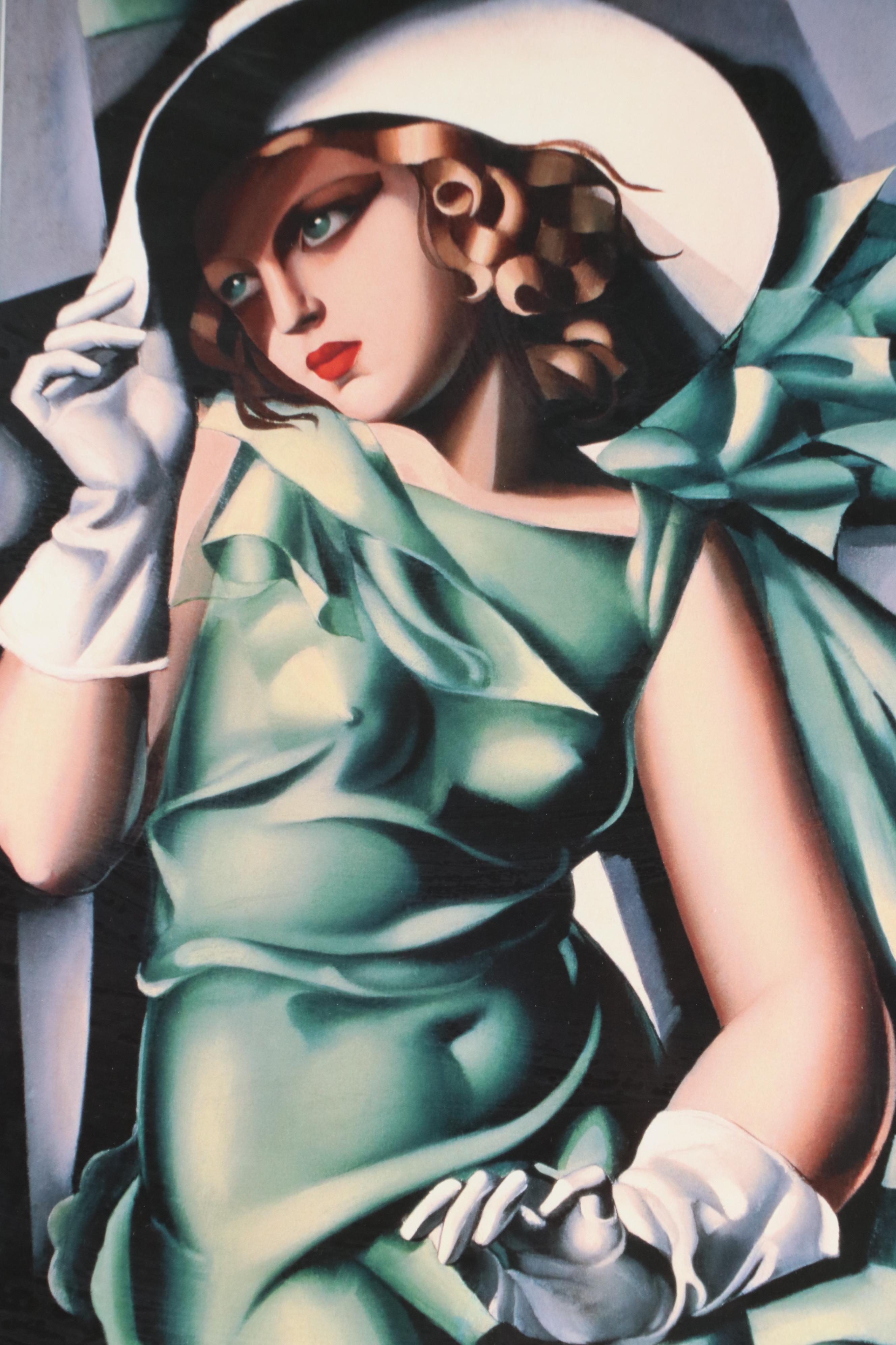 Giclée After Tamara de Lempicka "Young Lady With Gloves"