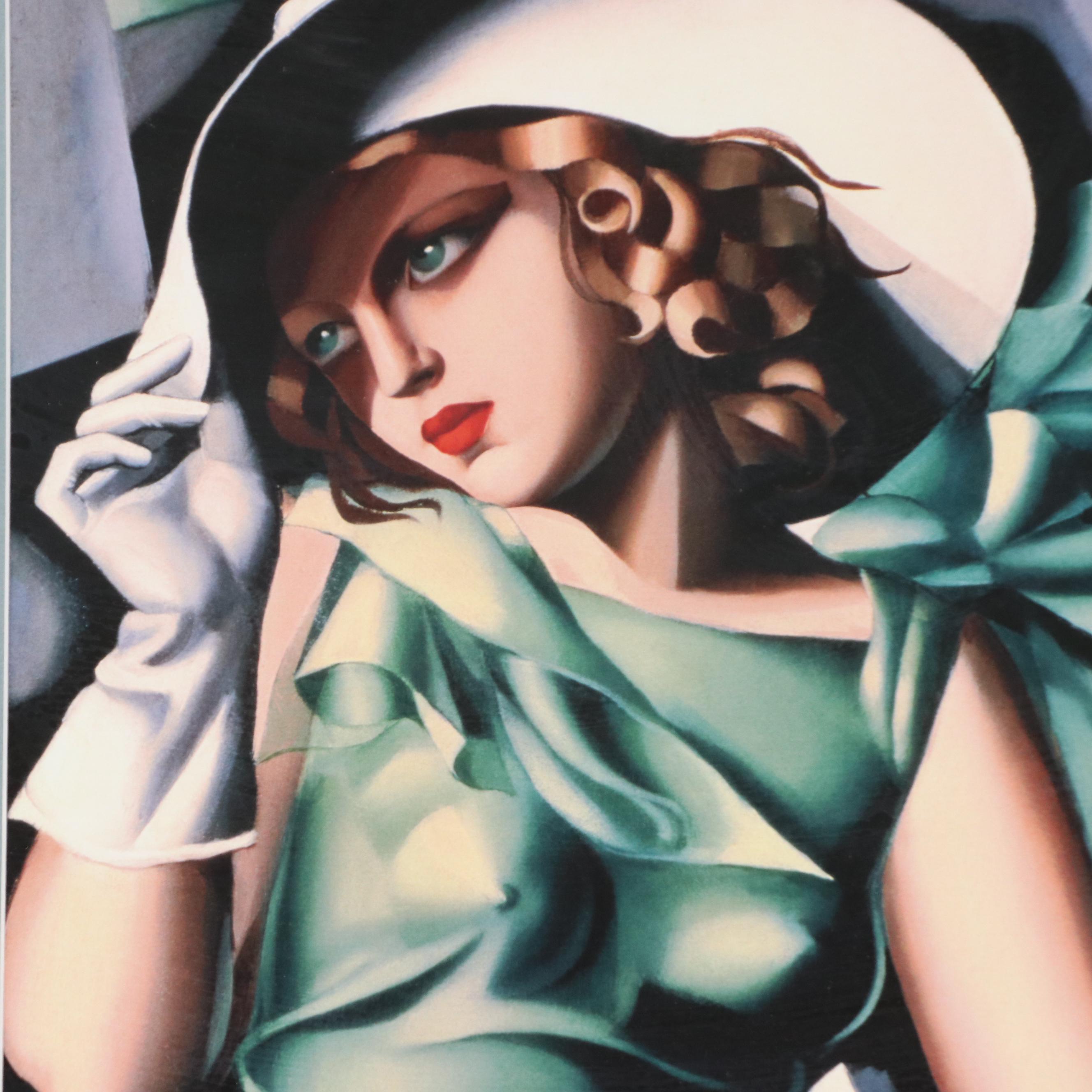 Giclée After Tamara de Lempicka "Young Lady With Gloves"