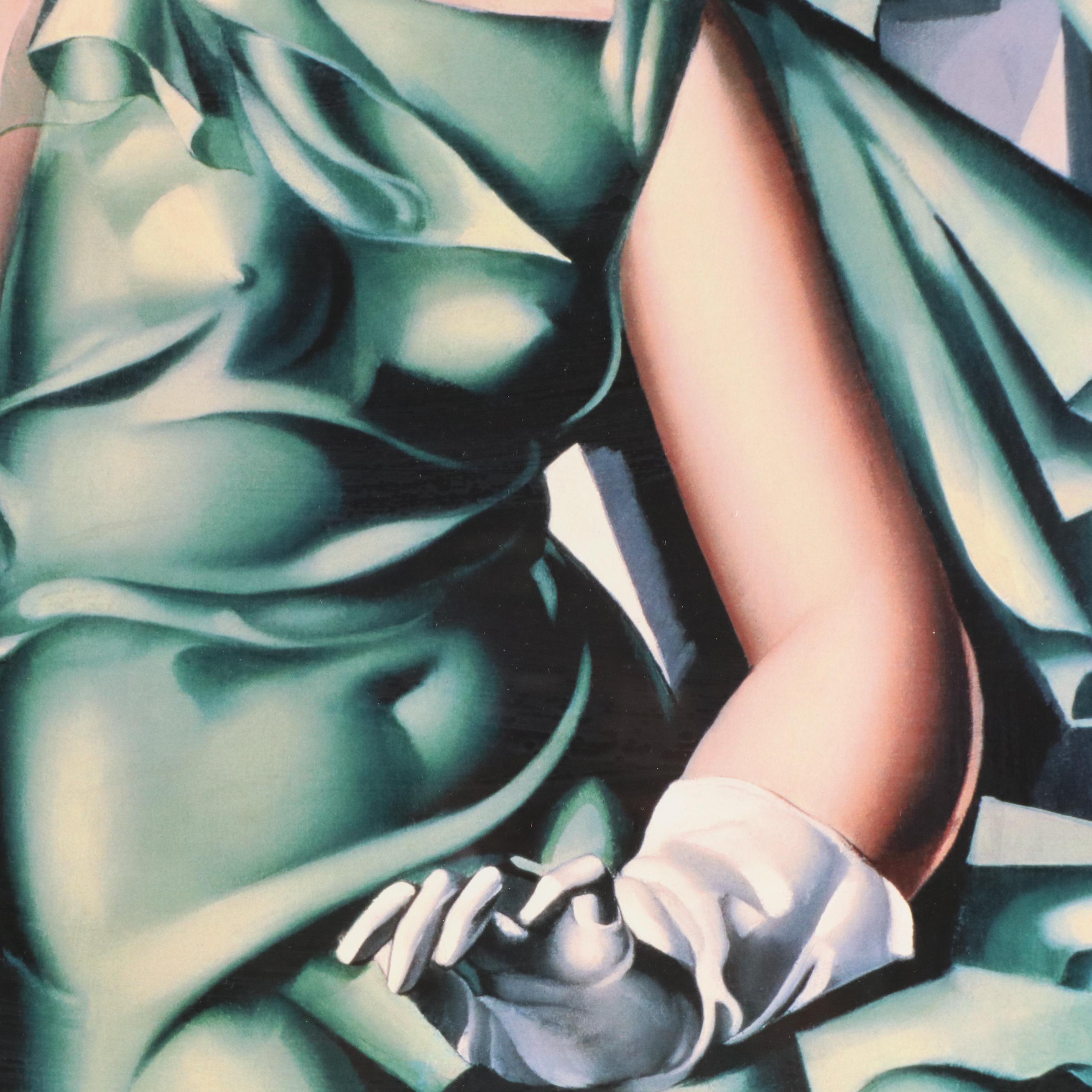 Giclée After Tamara de Lempicka "Young Lady With Gloves"