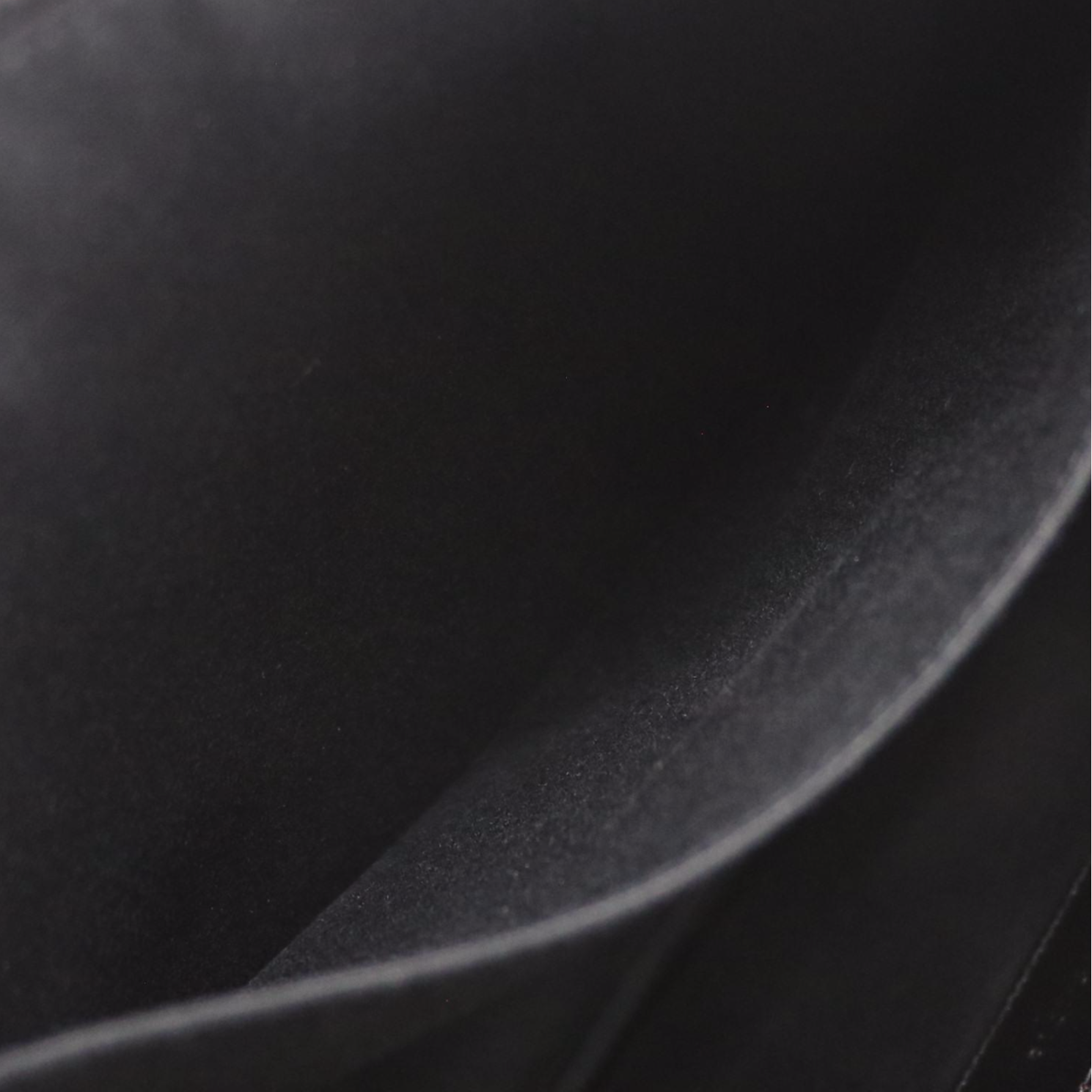 Saint Laurent Red Star Printed Black Calfskin Leather Zip Clutch