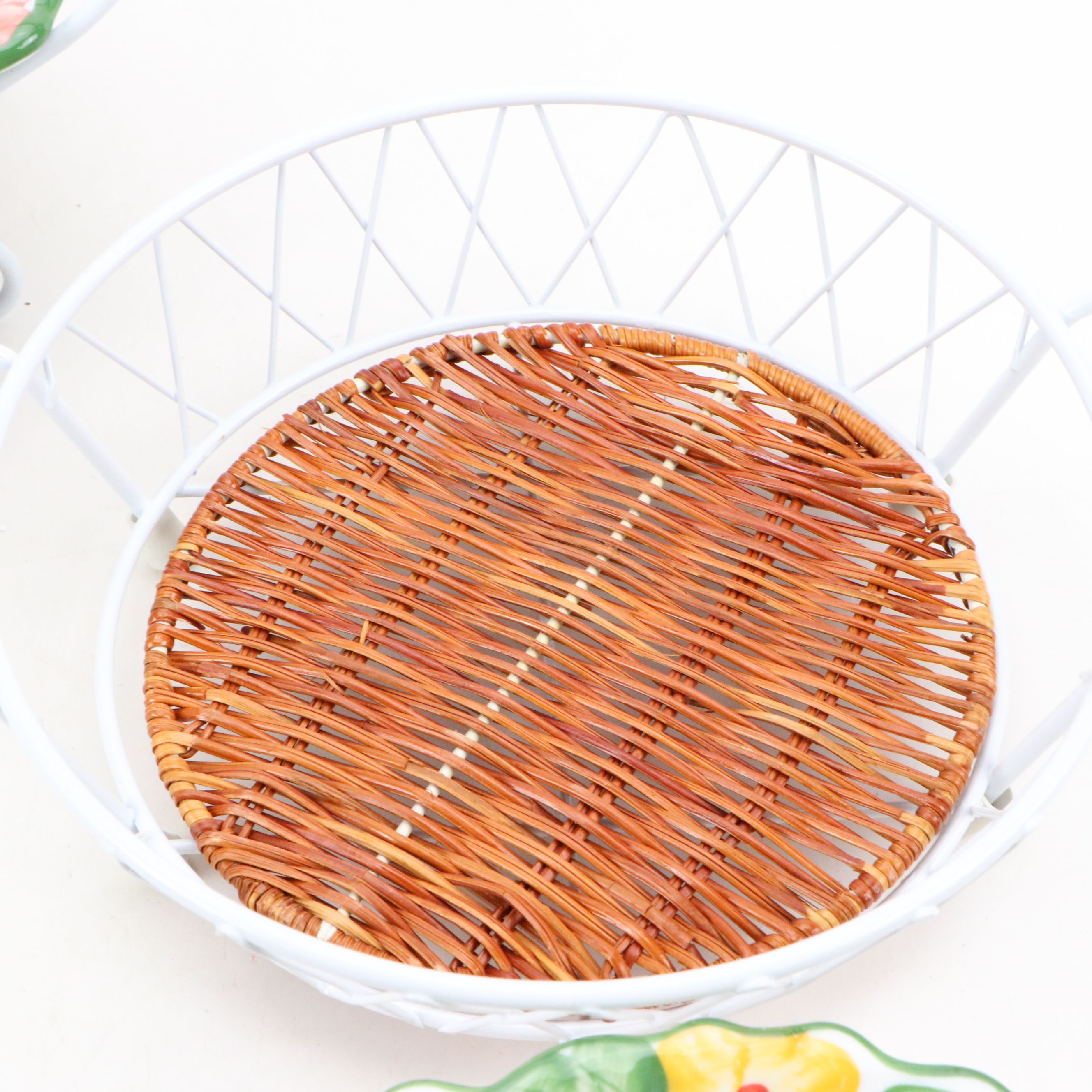 Temp-tations "Old World" and "Floral Embroidery" Ceramic Serveware