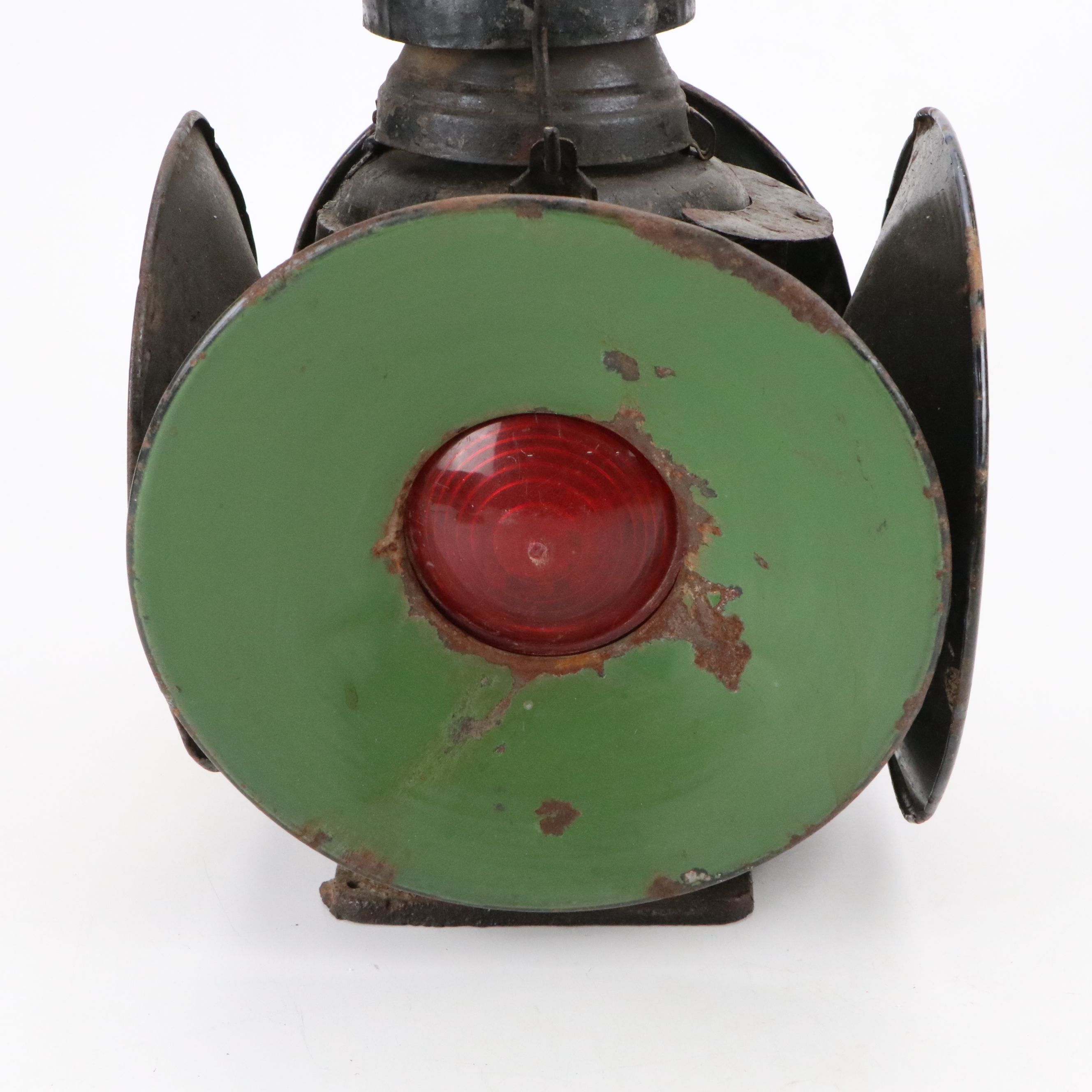 Railroad 4-Way Switch Signal Lamp, Early to Mid-20th Century