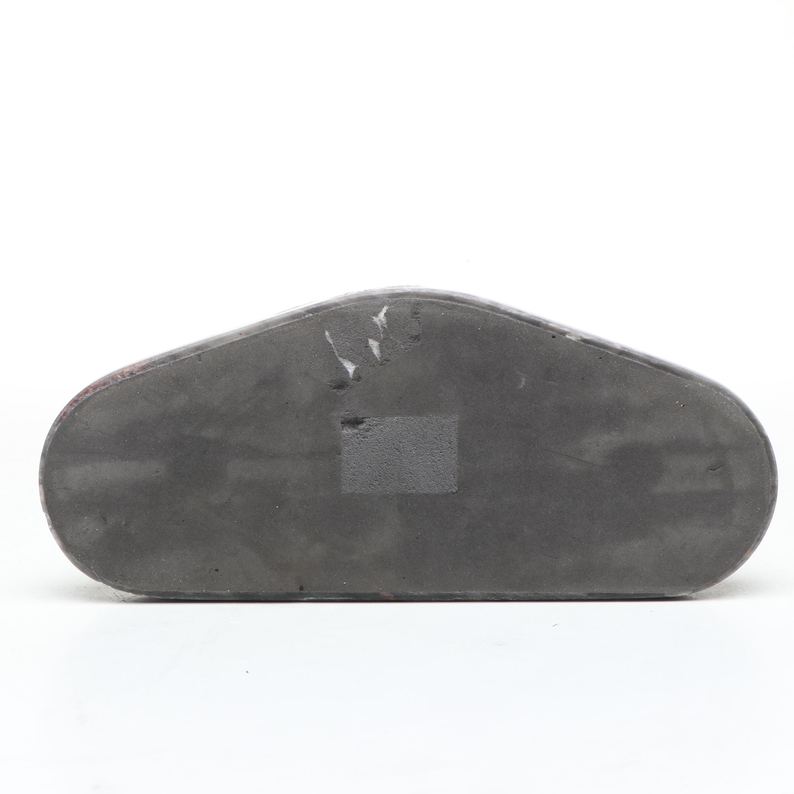 Bulova Mirrored Desk Clock on Marble Base