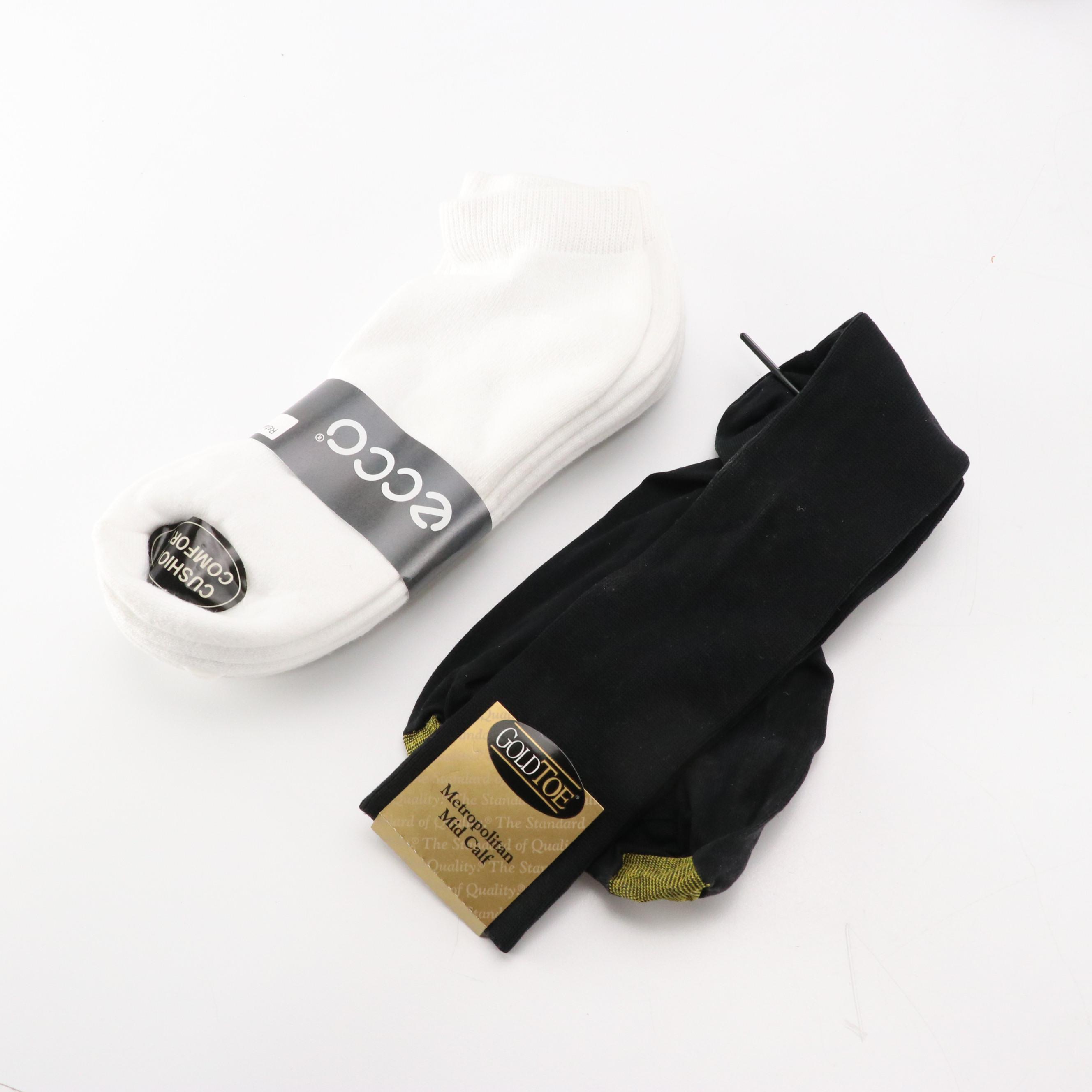 Men's Oxfords, Saddle, and Slip-On Shoes with Dress and Sport Socks