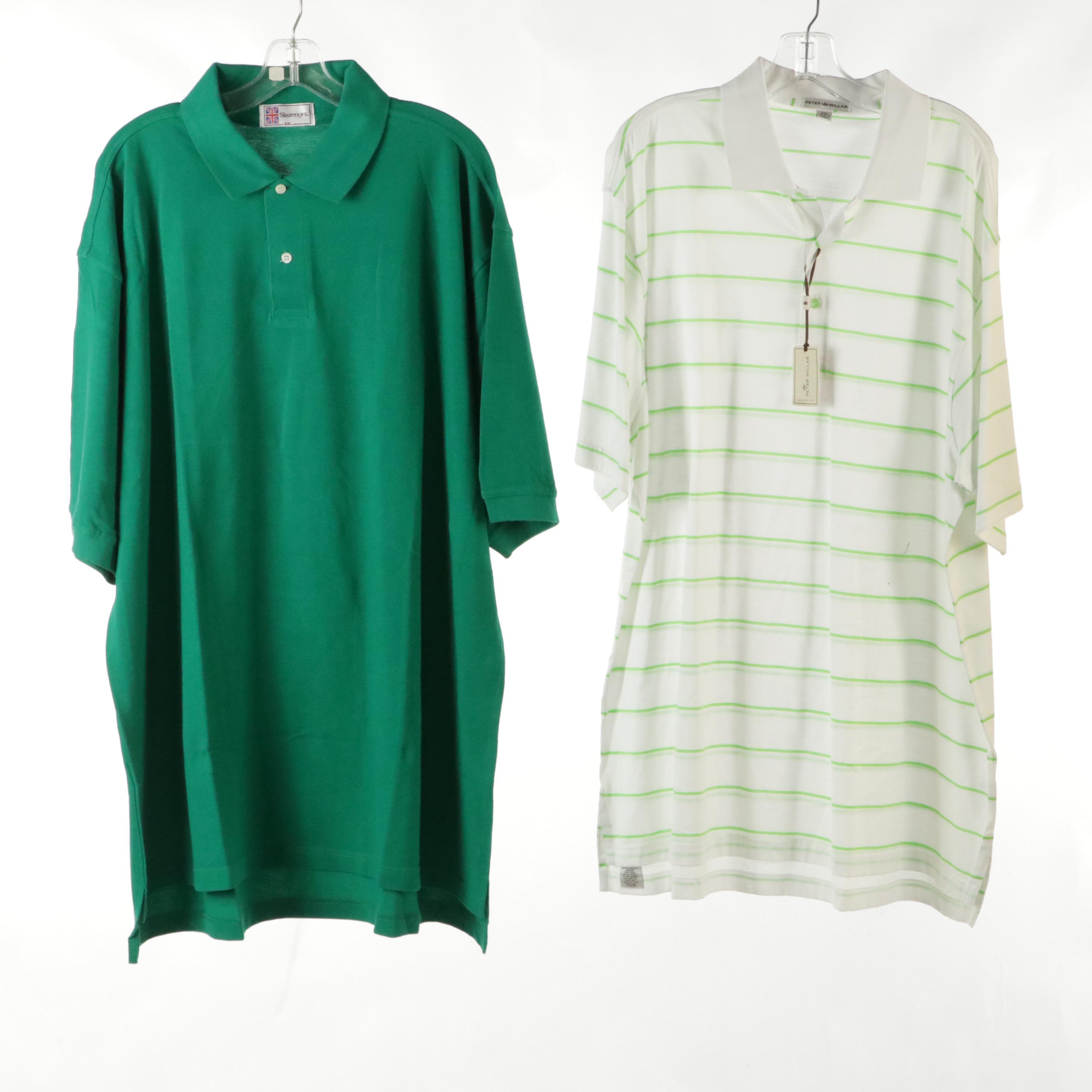 Men's Cotton Polo Shirts Featuring Peter Millar, Bobby Jones, Slazenger, More
