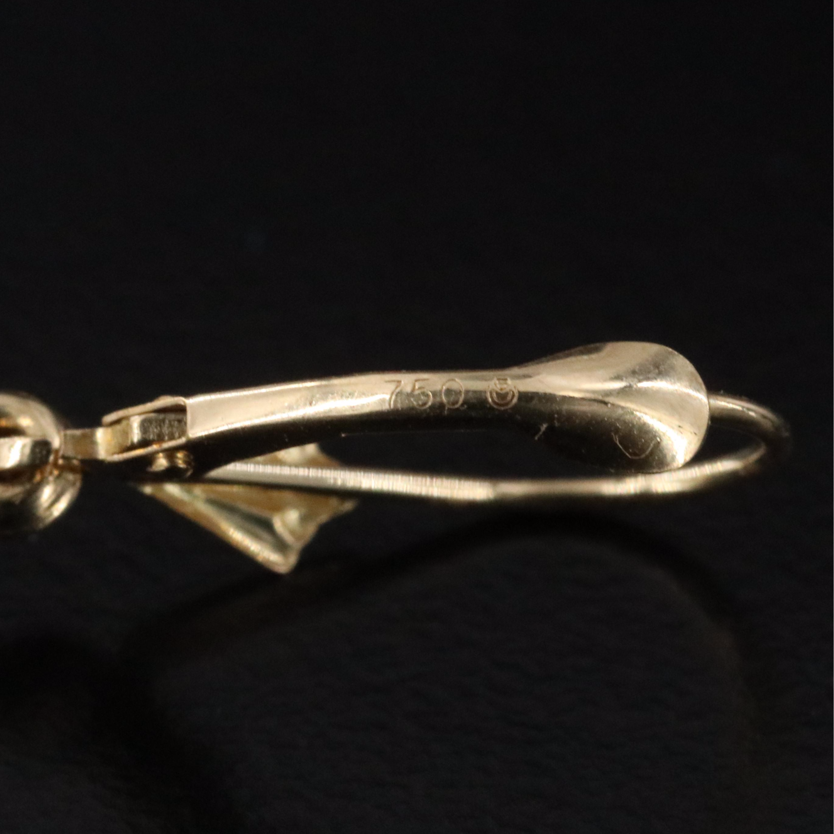 18K Teardrop Earrings