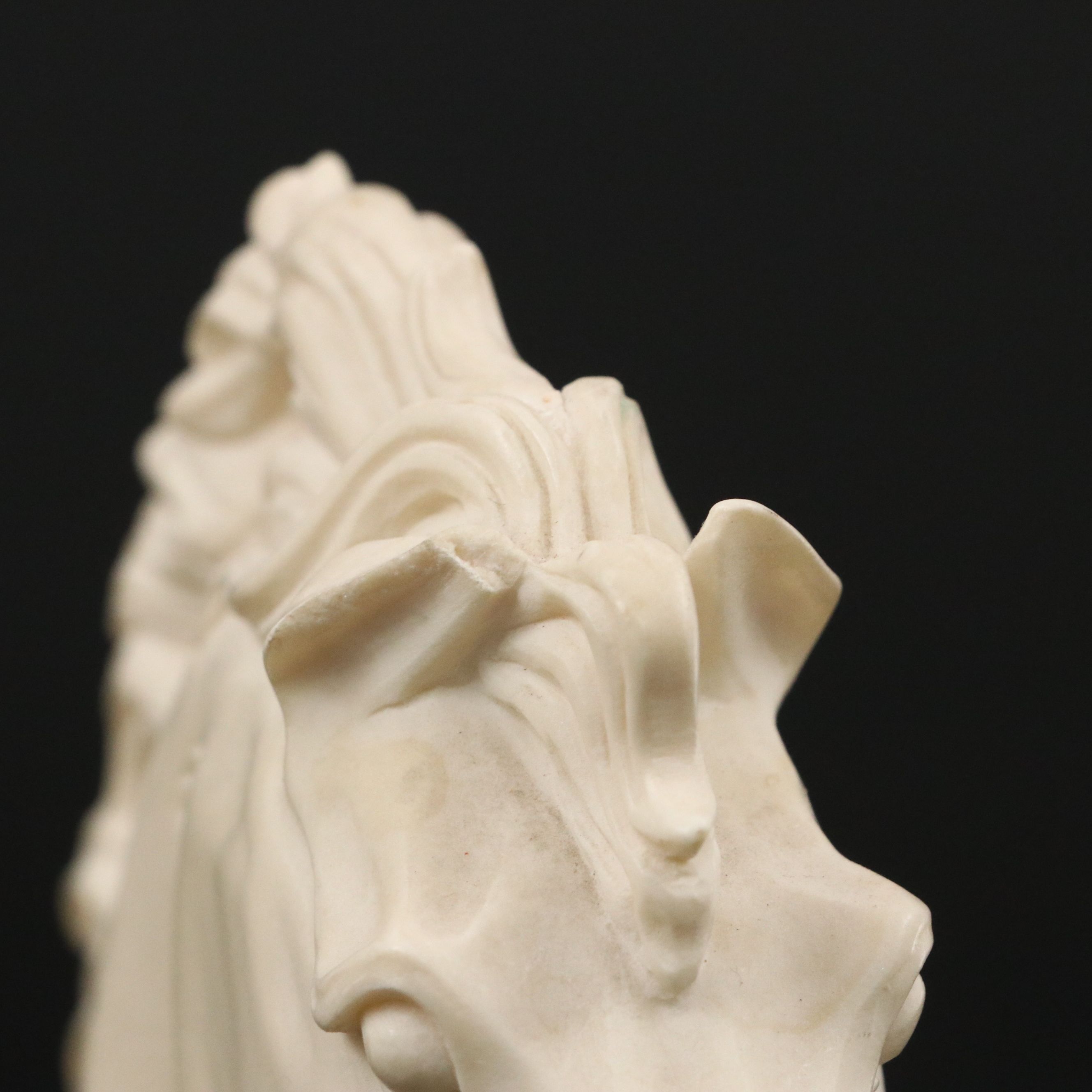 EBS Horse Head Resin on Marble Base Bookends