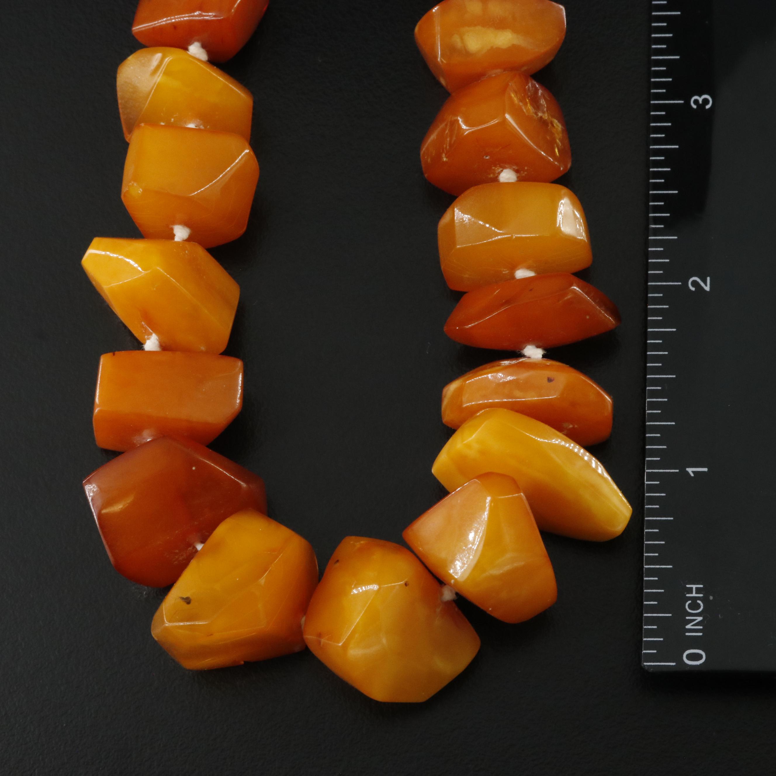 Graduated Amber Necklace