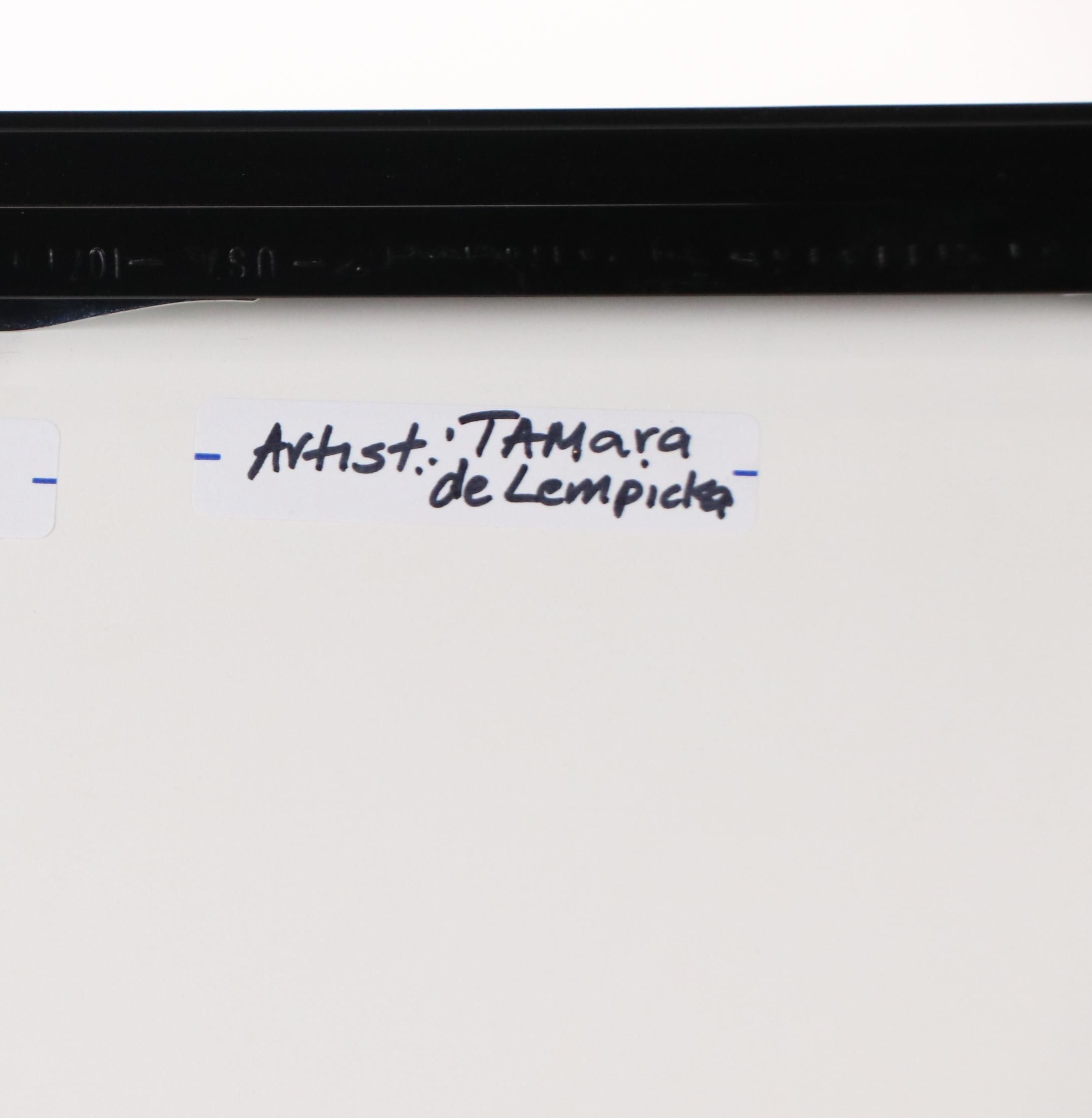 Giclée After Tamara de Lempicka "Young Lady With Gloves"