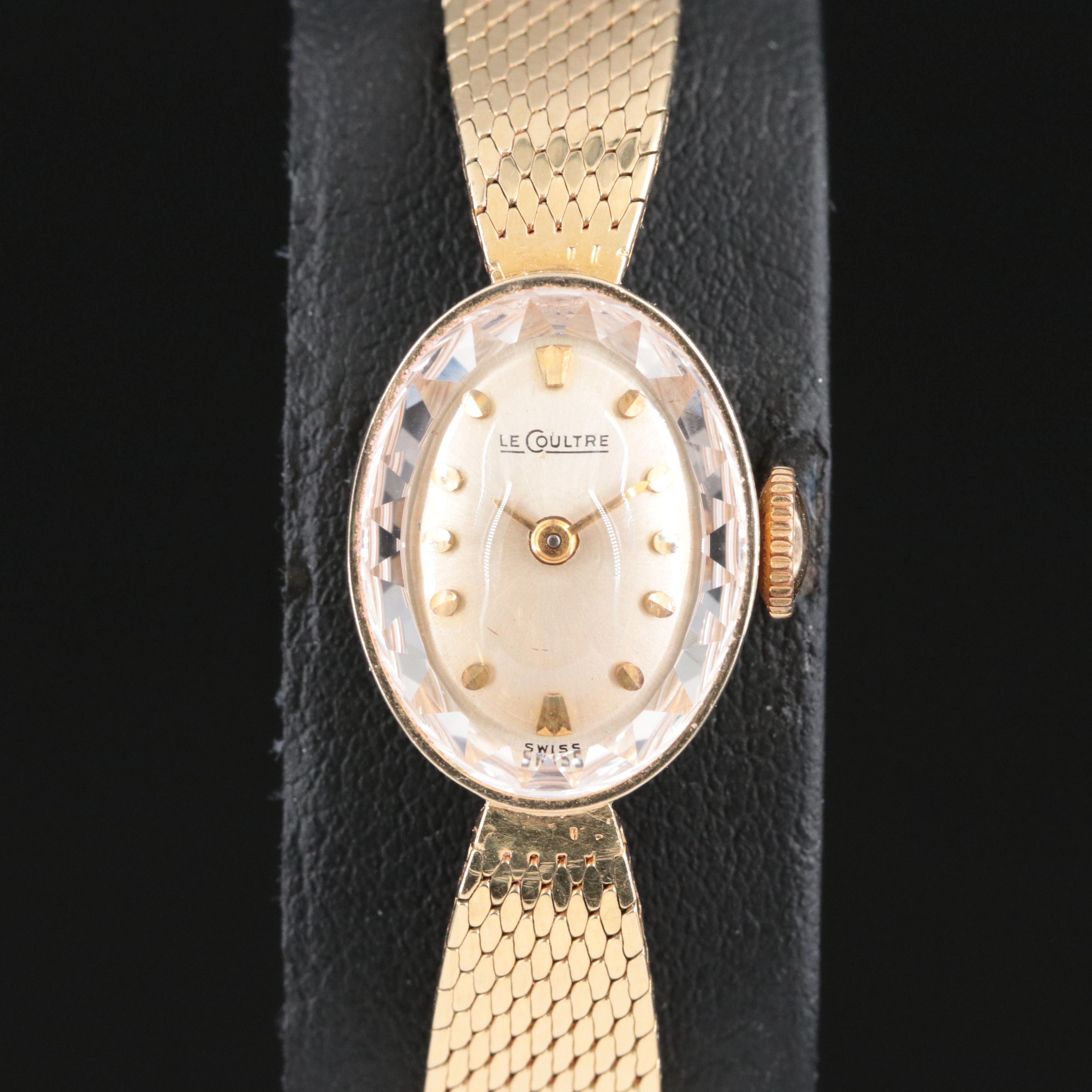 Vintage LeCoultre 14K Gold Watch