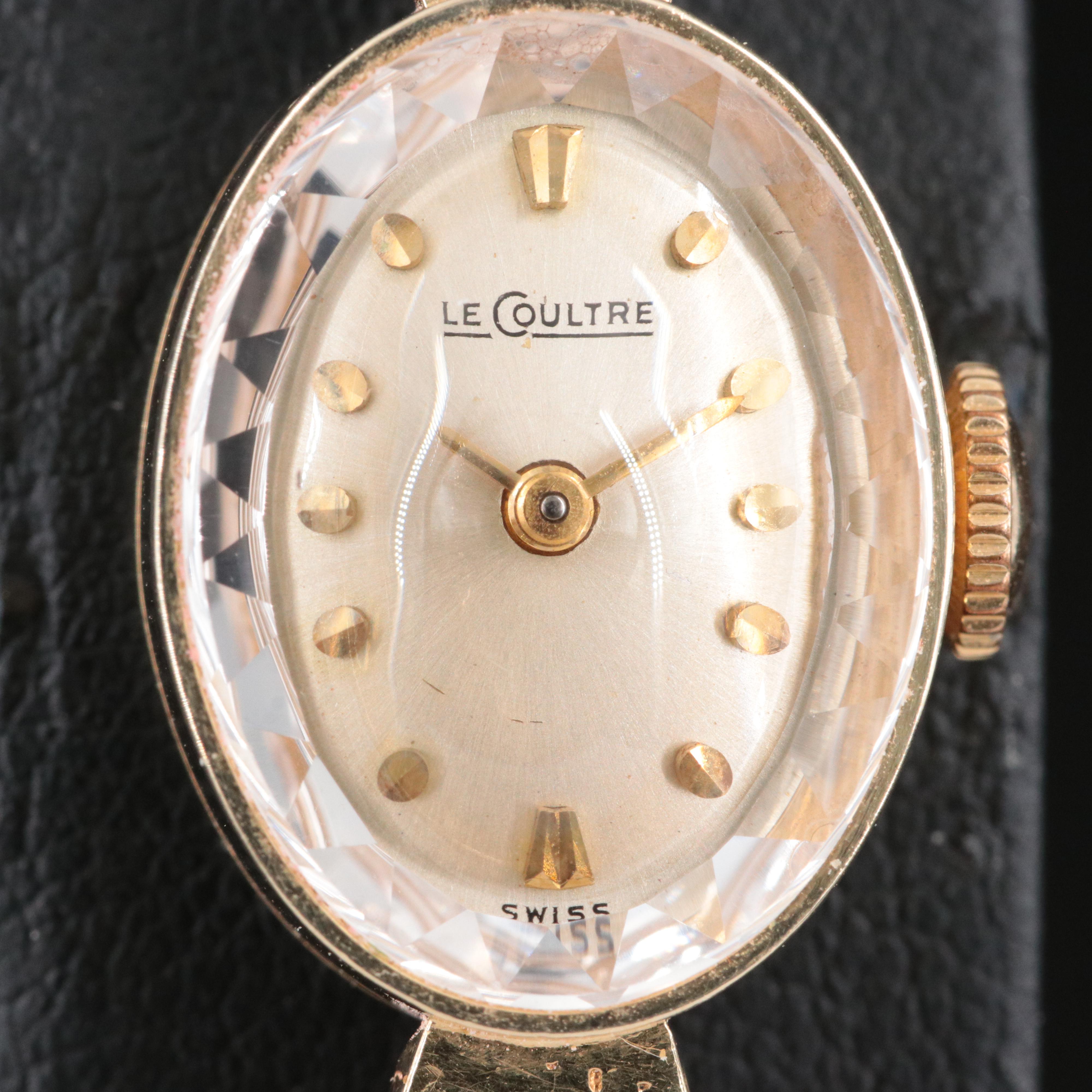 Vintage LeCoultre 14K Gold Watch